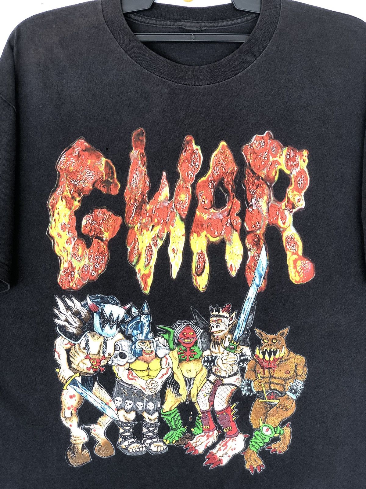 Band Tees Vintage GWAR Tour Tee Slipknot Metal Band Tee Size US XL / EU 56 / 4 - 3 Thumbnail