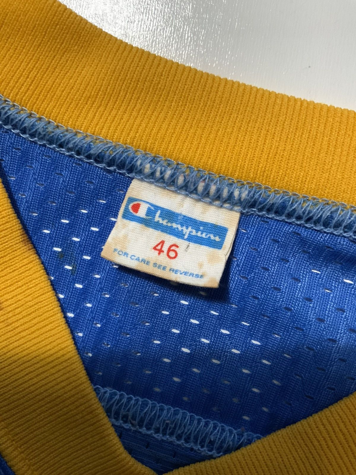 Champion Vintage 70s 80s Champion Products Mesh Long Sleeve #1 Jersey Size US L / EU 52-54 / 3 - 5 Thumbnail