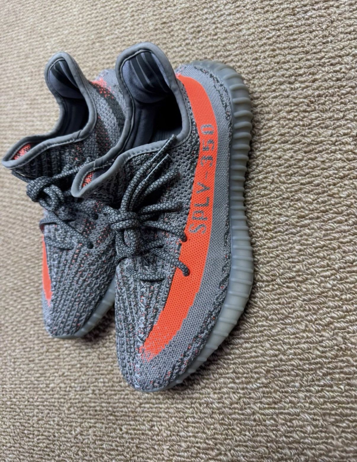 Adidas Adidas Yeezy 350 Grey Orange Static K37 Size US 8.5 / EU 41-42 - 2 Thumbnail