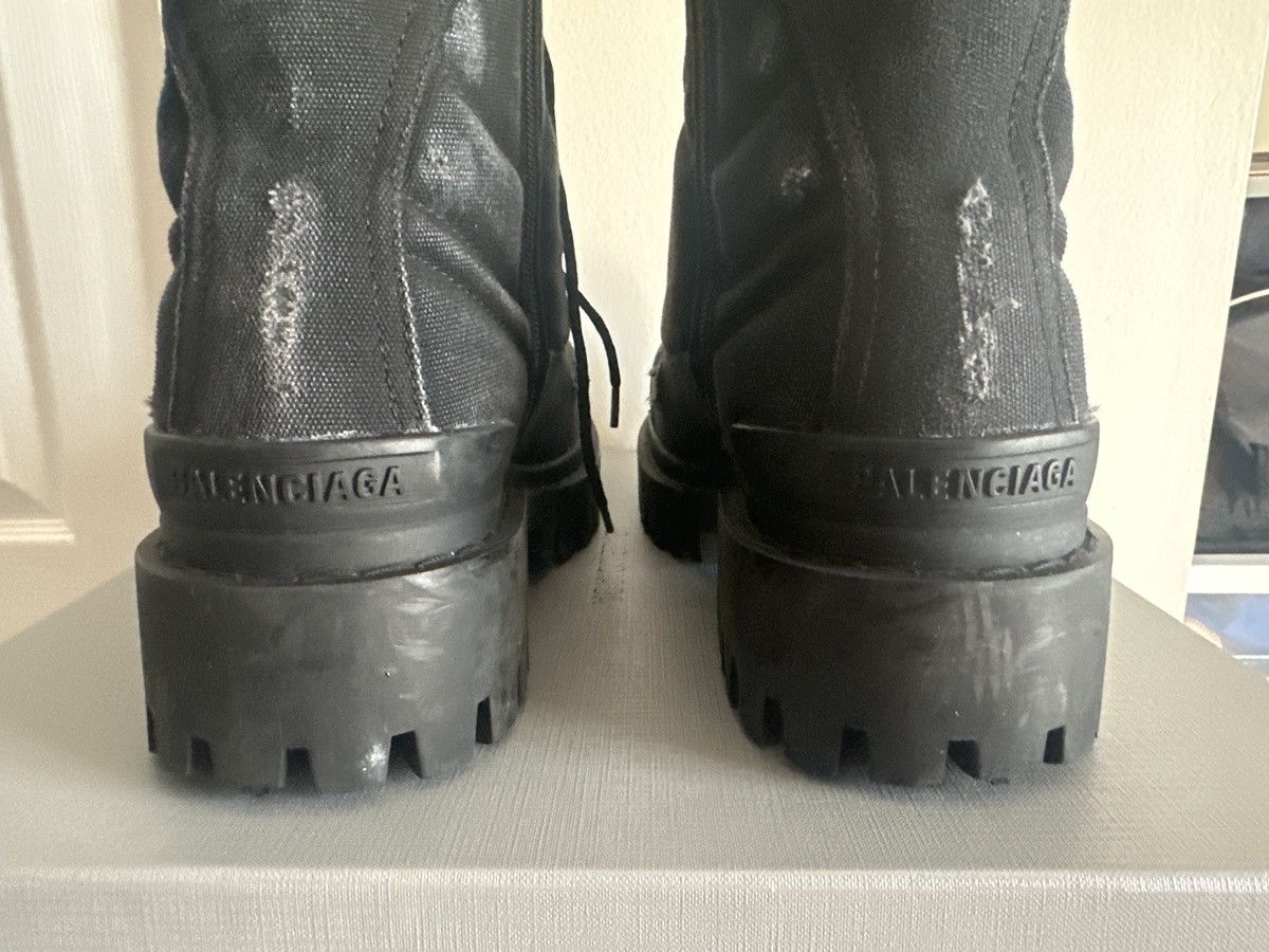 Balenciaga Balenciaga Black Combat Canvas Strike Boots Size US 12 / EU 45 - 7 Thumbnail