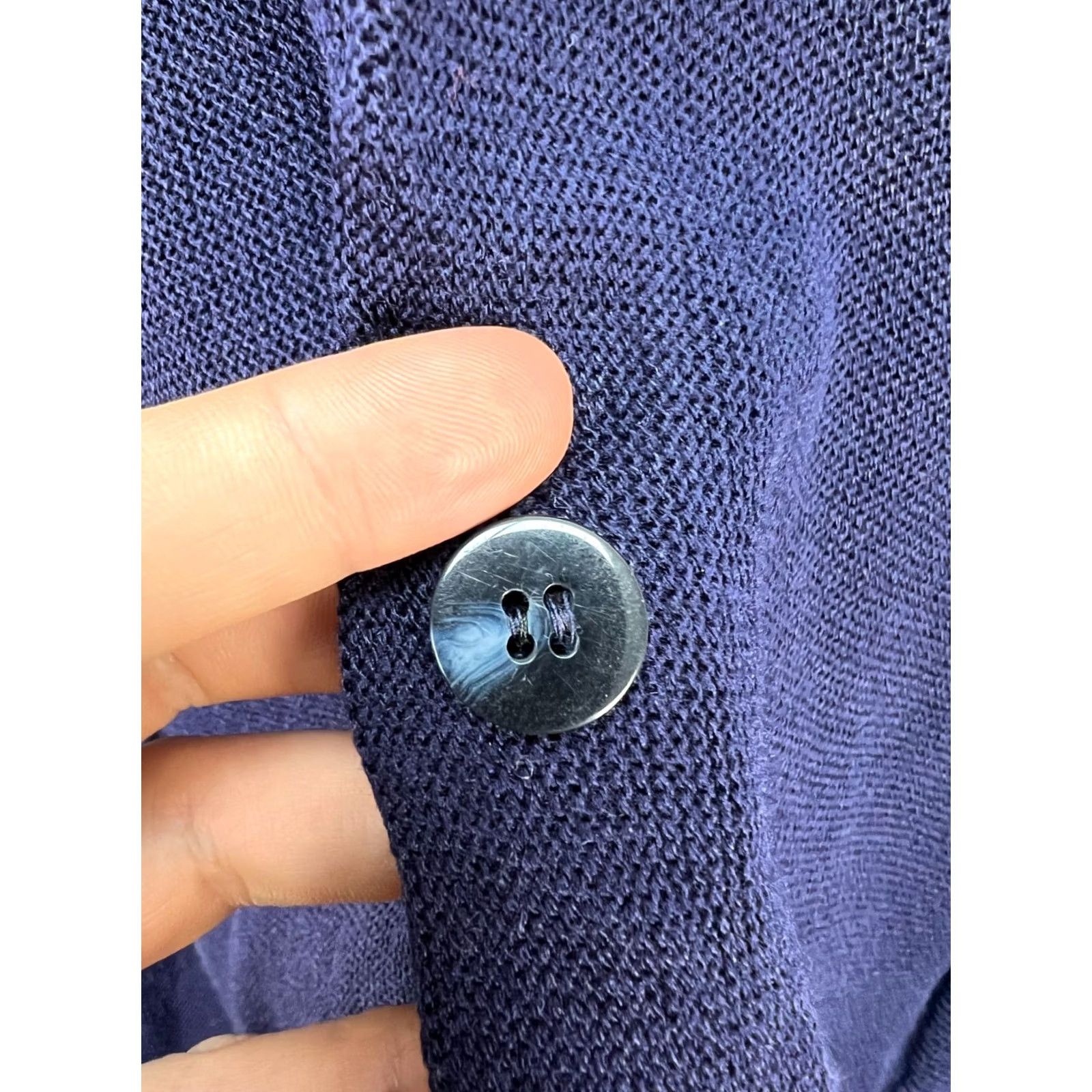 Lacoste VINTAGE Lacoste Shirt Cardigan Sweater Navy XL Men Size US XL / EU 56 / 4 - 6 Thumbnail