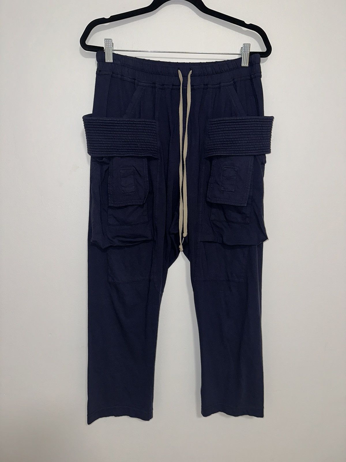 image of Rick Owens Drkshdw Rick Owens Creatch Cargo Indigo, Men's (Size 30)