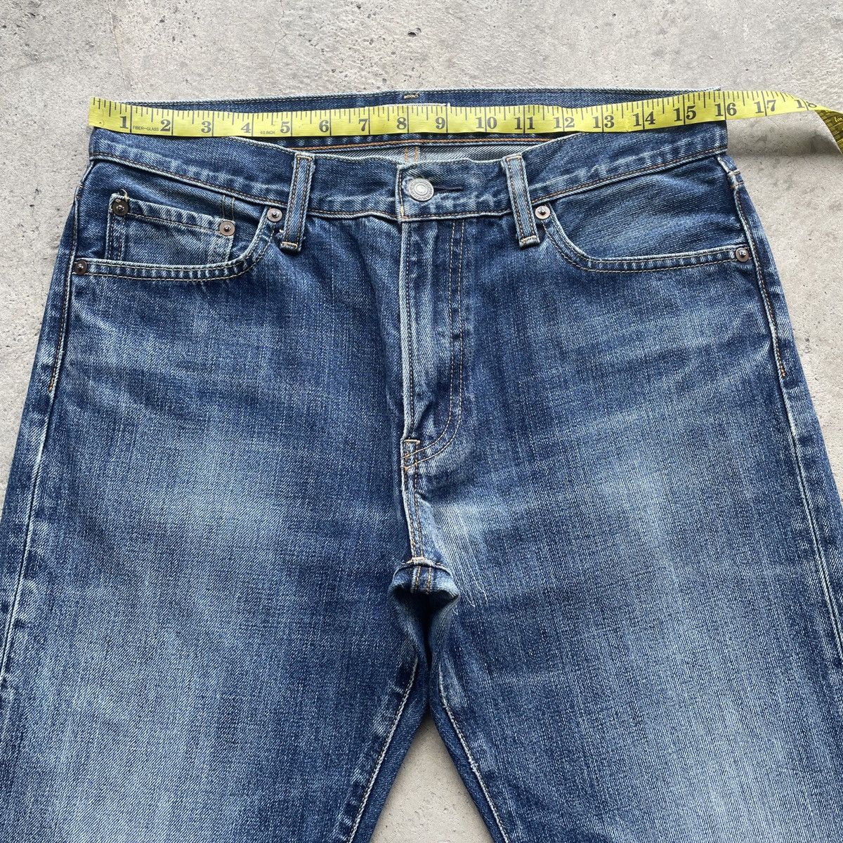 Japanese Brand W32 Vintage Japanese Denim Faded Distressed Jeans Pants Size US 32 / EU 48 - 5 Thumbnail
