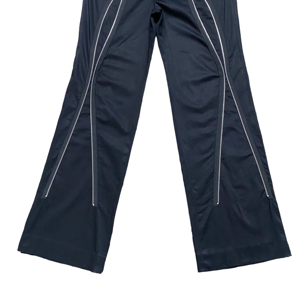 Japanese Brand ATELIER BOZ Long Zipper Gothic Flare Trouser Size 29" - 7 Thumbnail