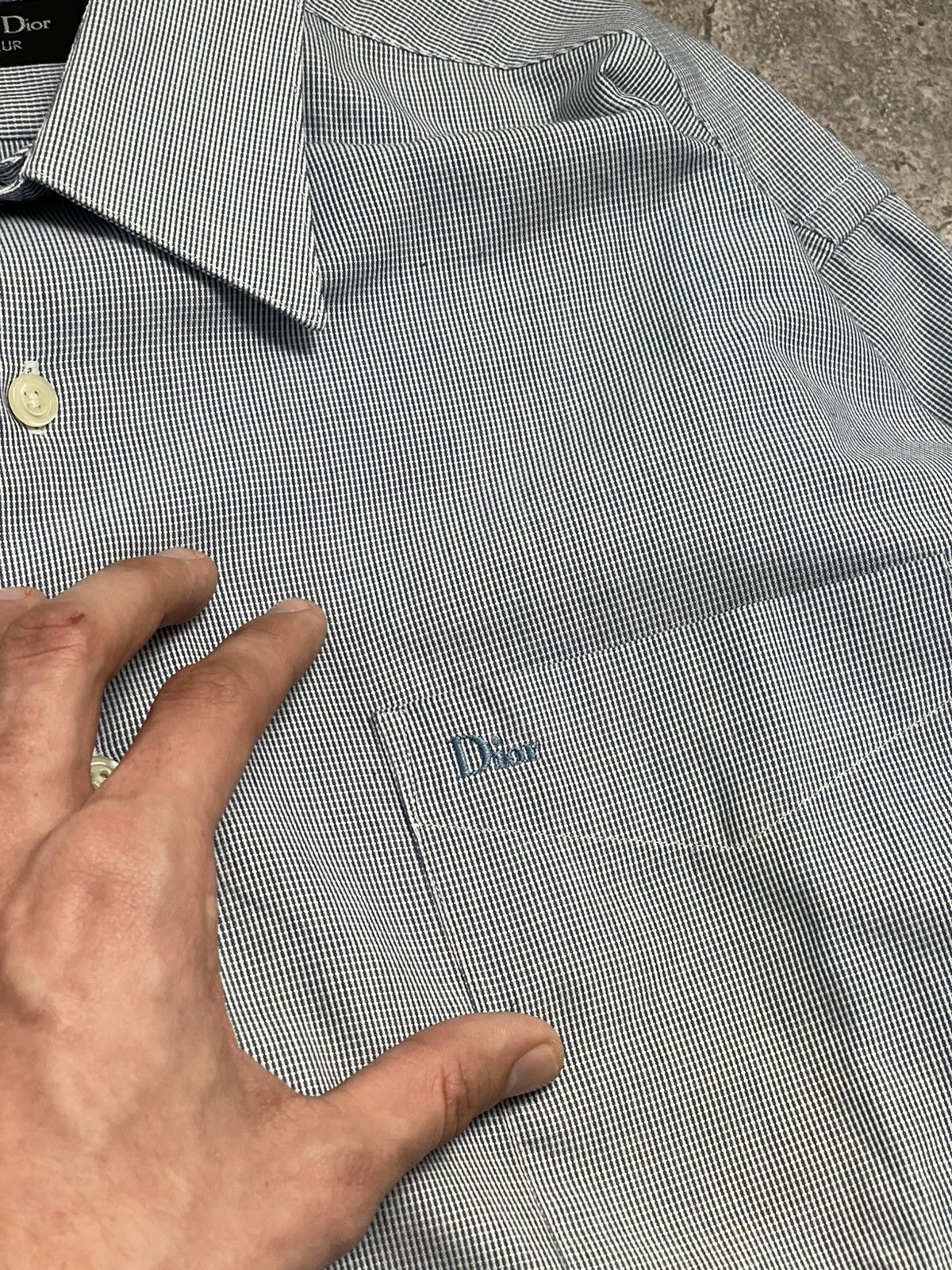 Christian Dior Monsieur × Vintage Vintage Christian Dior shirt Archival Clothes Size US L / EU 52-54 / 3 - 3 Thumbnail