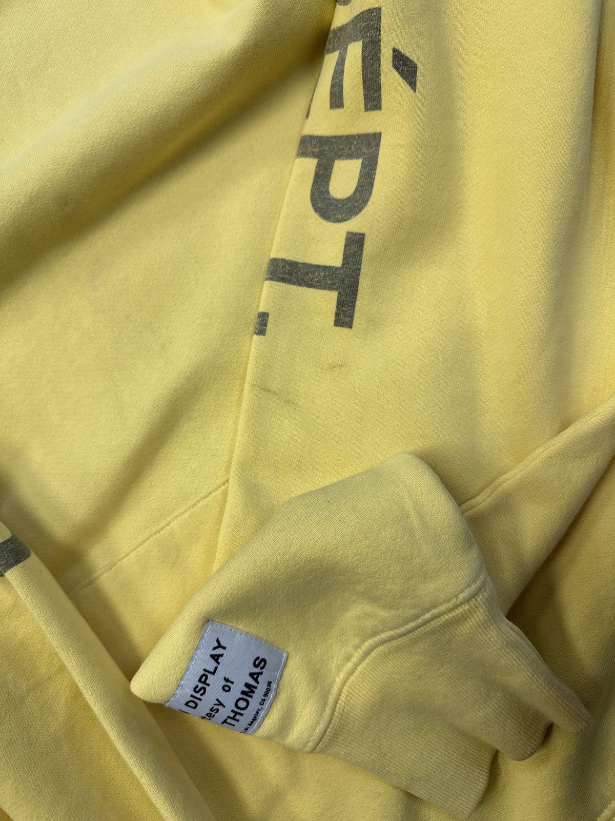 Gallery Dept. Gallery dept sleeve hooded sweatshirt yellow large Size US L / EU 52-54 / 3 - 9 Thumbnail