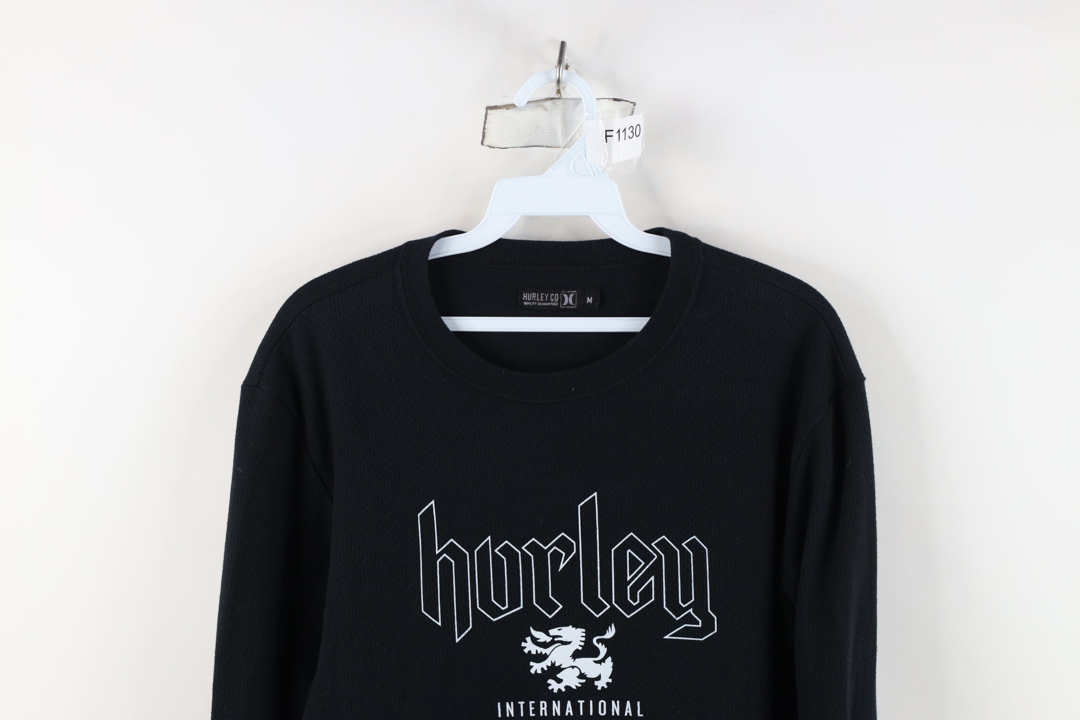 Hurley Vintage Hurley Surfing Waffle Knit Long Sleeve T-Shirt Size US M / EU 48-50 / 2 - 2 Thumbnail