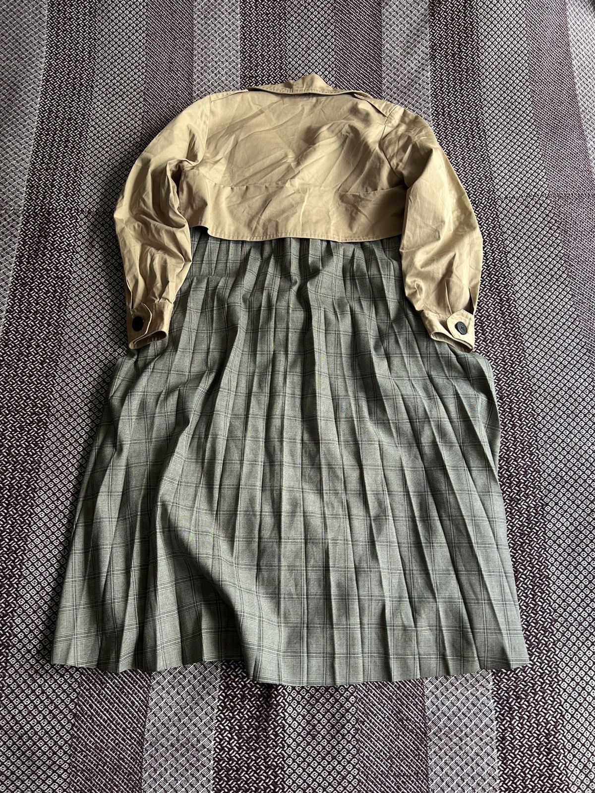 Vintage Claudie Pierlot Paris Trench Coat Luxury Style Avantgarde Size XS / US 0-2 / IT 36-38 - 12 Thumbnail