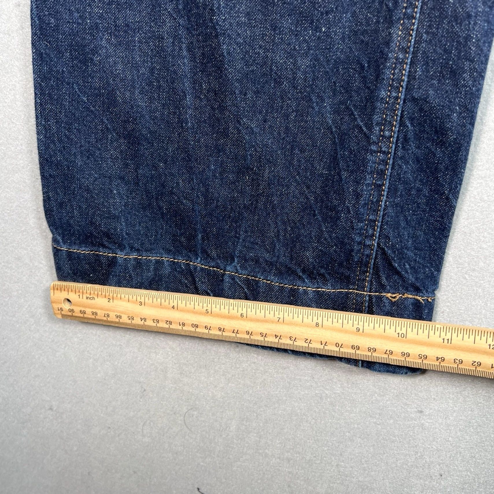 Uniqlo Uniqlo Jeans Women Wide-Leg 29 Blue Dark Wash 100% Cotton Denim Adult Womens Regular Inseam 277 Size 29" - 5 Thumbnail