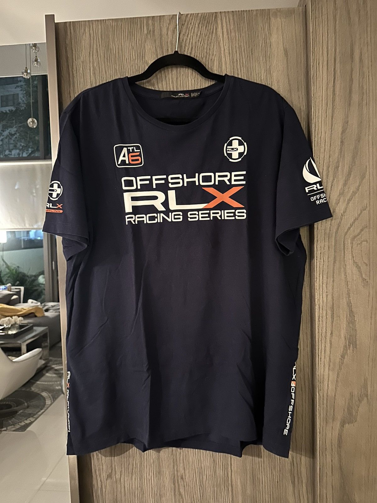 Polo Ralph Lauren Vintage RLX Offshore Racing Series tshirt Size US XL / EU 56 / 4 - 1 Thumbnail