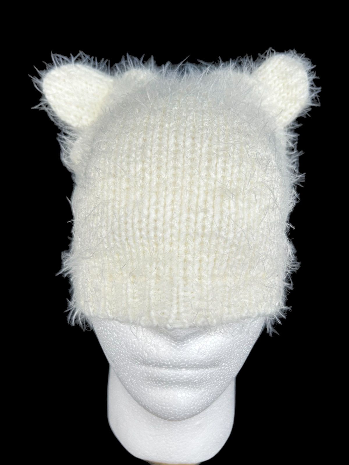 Japanese Brand × Kapital × Vintage Devil Horn Bunny Fur Beanie Hats Rare Japanese Style🎌 !!☠️💀 Size ONE SIZE - 5 Thumbnail