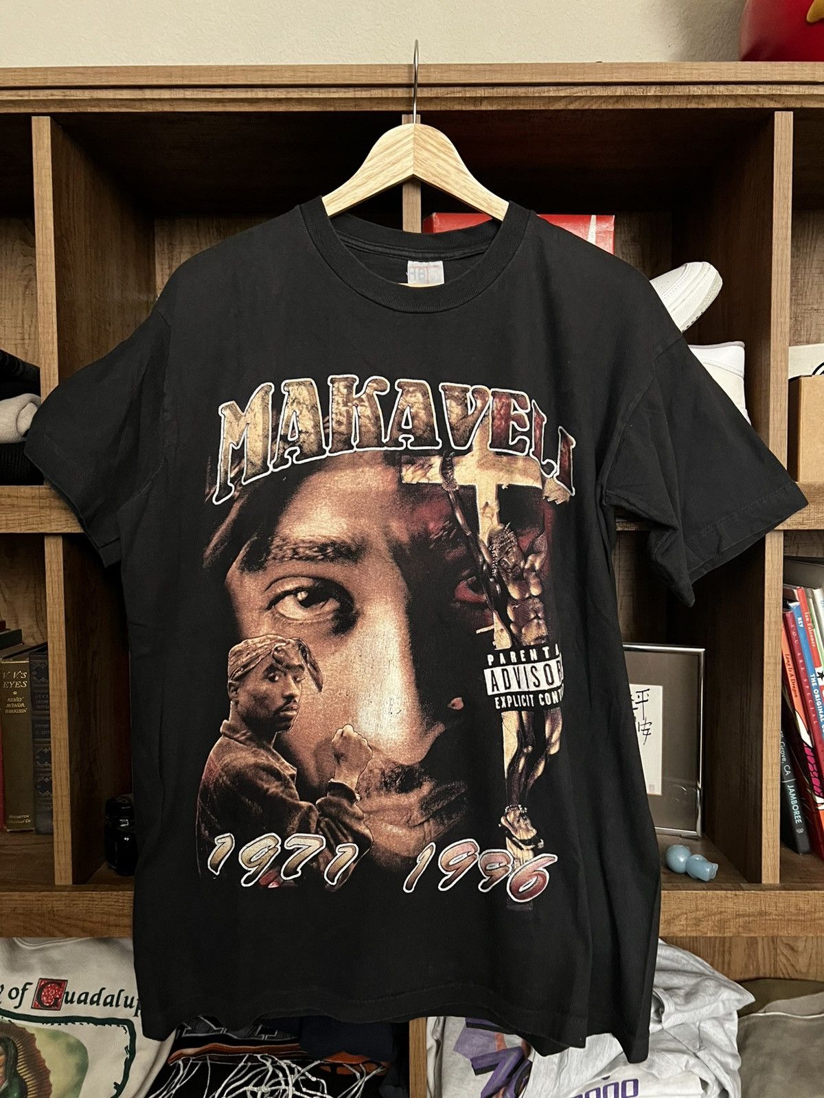 Rap Tees × Vintage Vintage Tupac rap tee shirt Size US XL / EU 56 / 4 - 1 Thumbnail