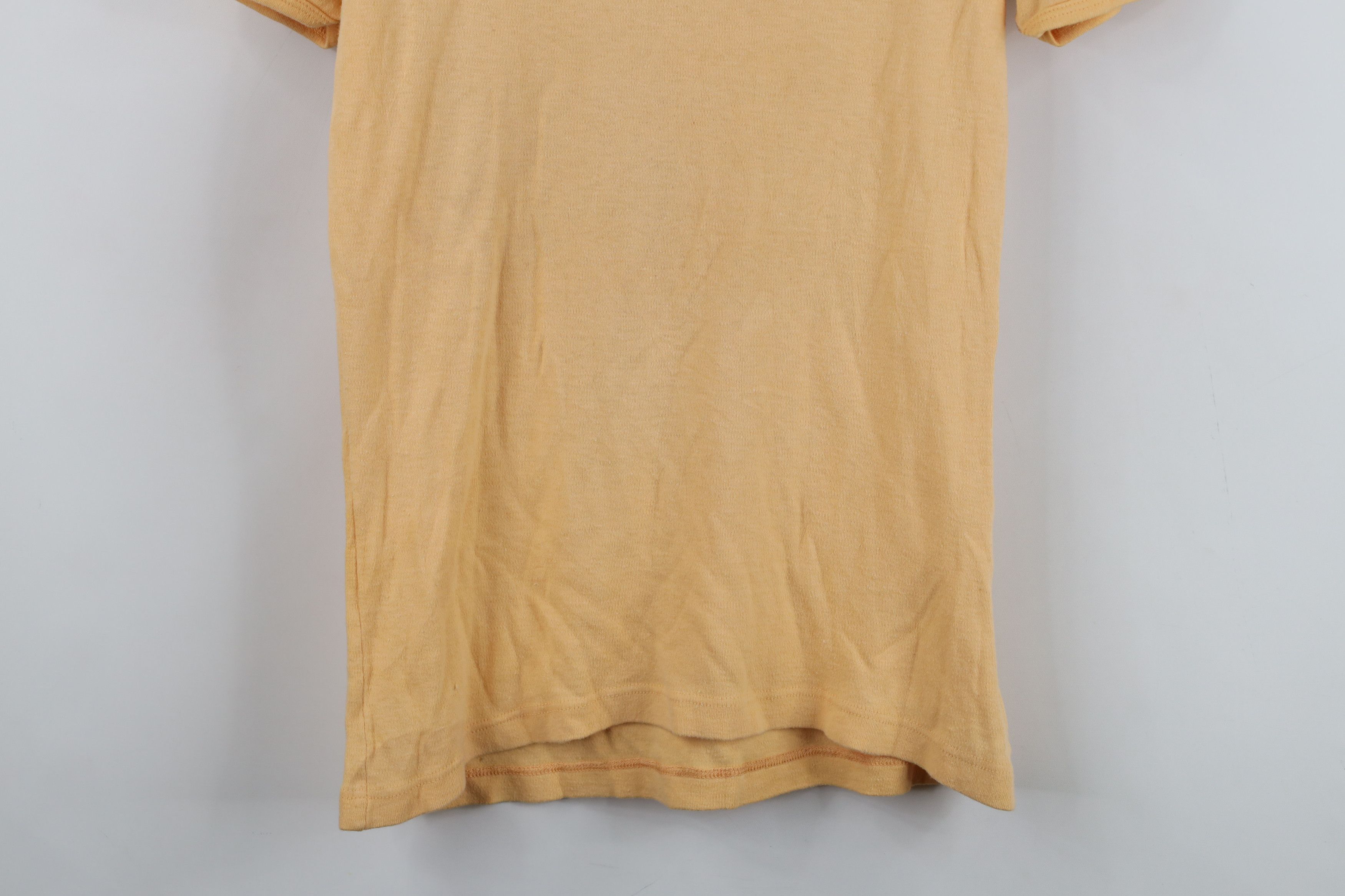 Vintage Vintage 70s 1974 Elvis Presley Ringer T-Shirt Peach Size M / US 6-8 / IT 42-44 - 15 Thumbnail
