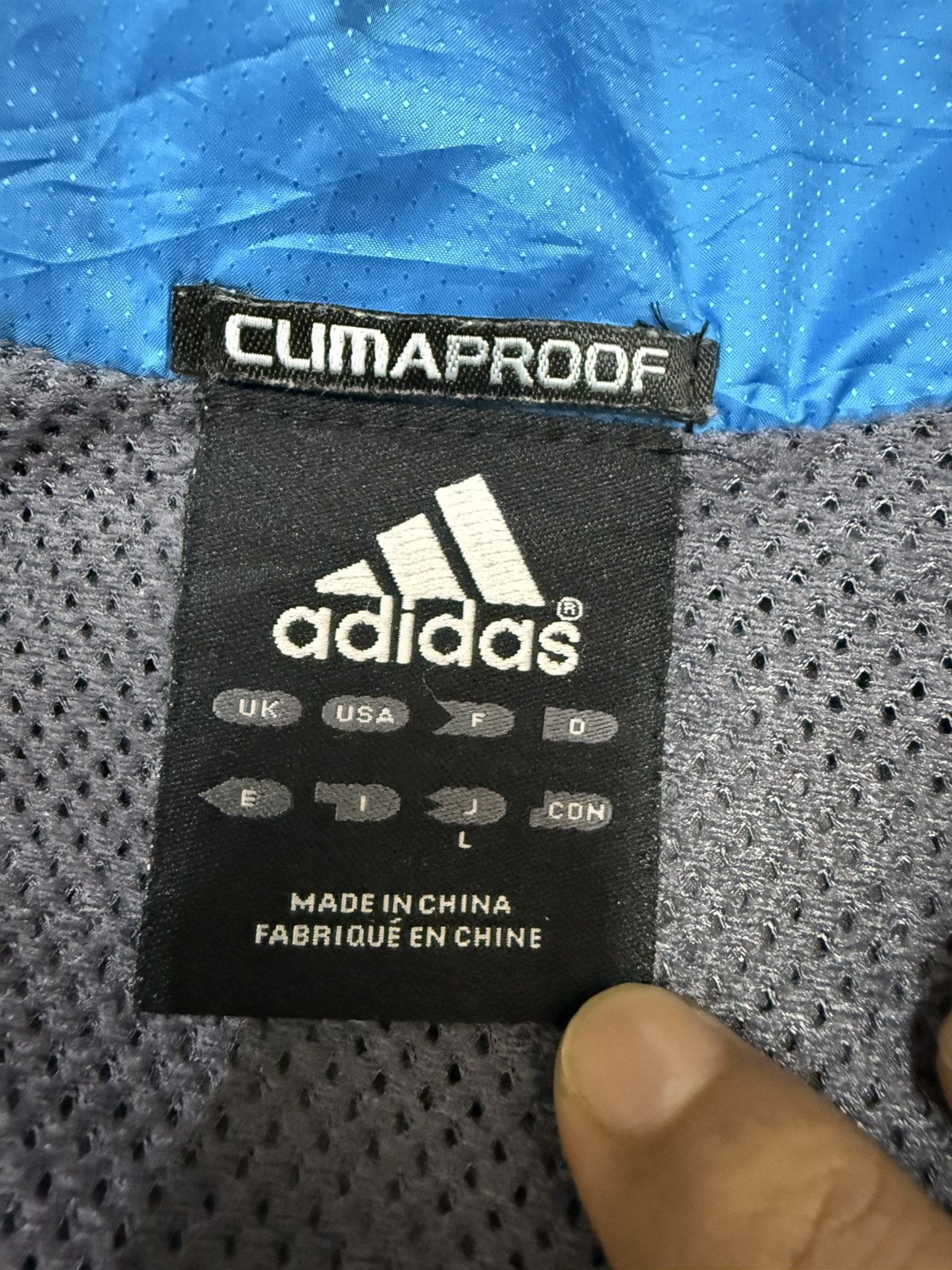 Adidas ADIDAS SIDE LINED WINDBREAKER JACKET Size US M / EU 48-50 / 2 - 6 Thumbnail