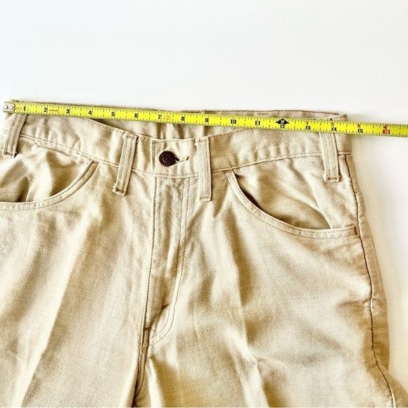 Levi's RARE ARCHIVE 1960s Levi’s White Tab Big E Scenic Bells Print Size 29" - 10 Thumbnail