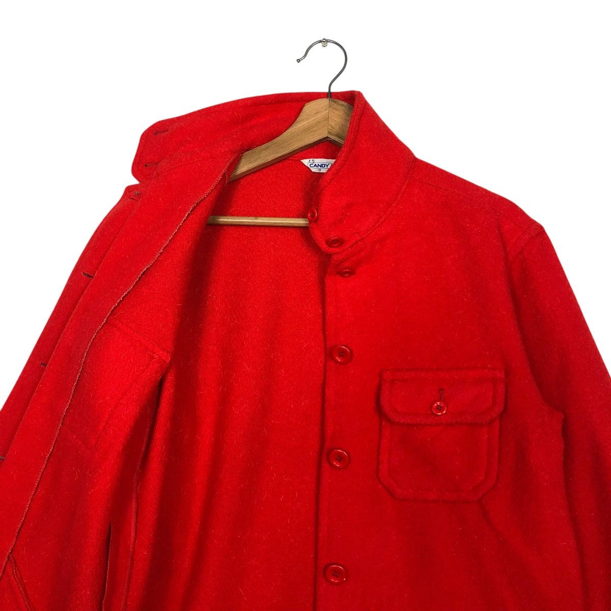 Japanese Brand 🔥VINTAGE WOOL BUTTON JACKET CANDY BOX ISSEY MIYAKE Size US M / EU 48-50 / 2 - 14 Thumbnail