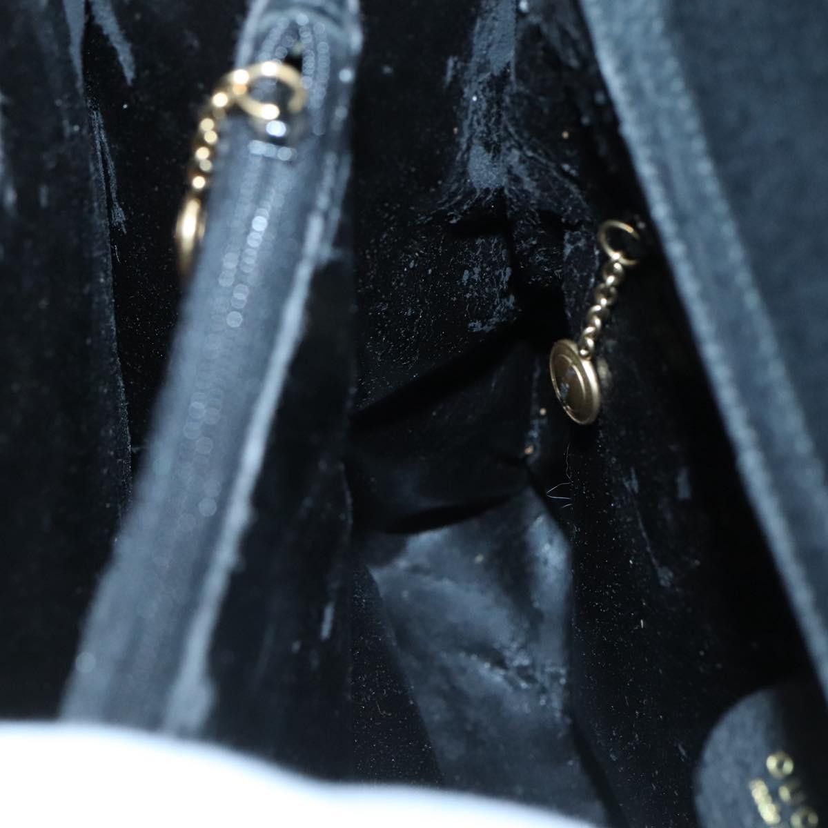 Gucci GUCCI Bamboo Hand Bag Leather Black Gold 002 1095 002 1095 Size ONE SIZE - 18 Thumbnail