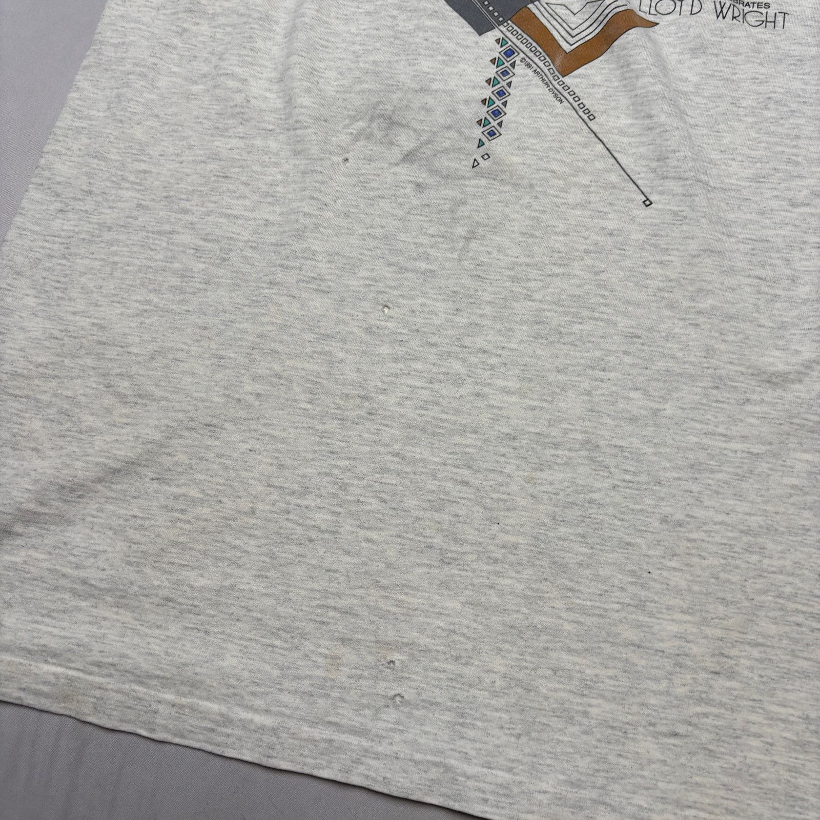 Vintage VTG 1991 Frank Lloyd Wright Bountiful Davis Art Center XL Size US XL / EU 56 / 4 - 12 Thumbnail