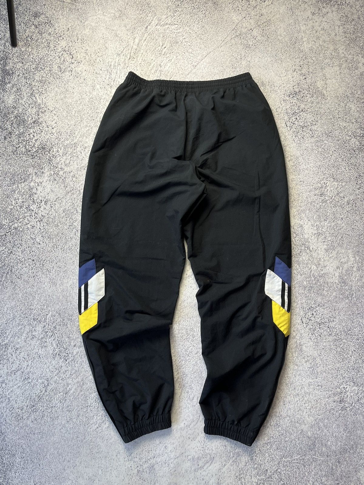 Adidas Vintage Adidas Track Pants Grape Black Nylon White Logo 90s Size US 34 / EU 50 - 19 Thumbnail