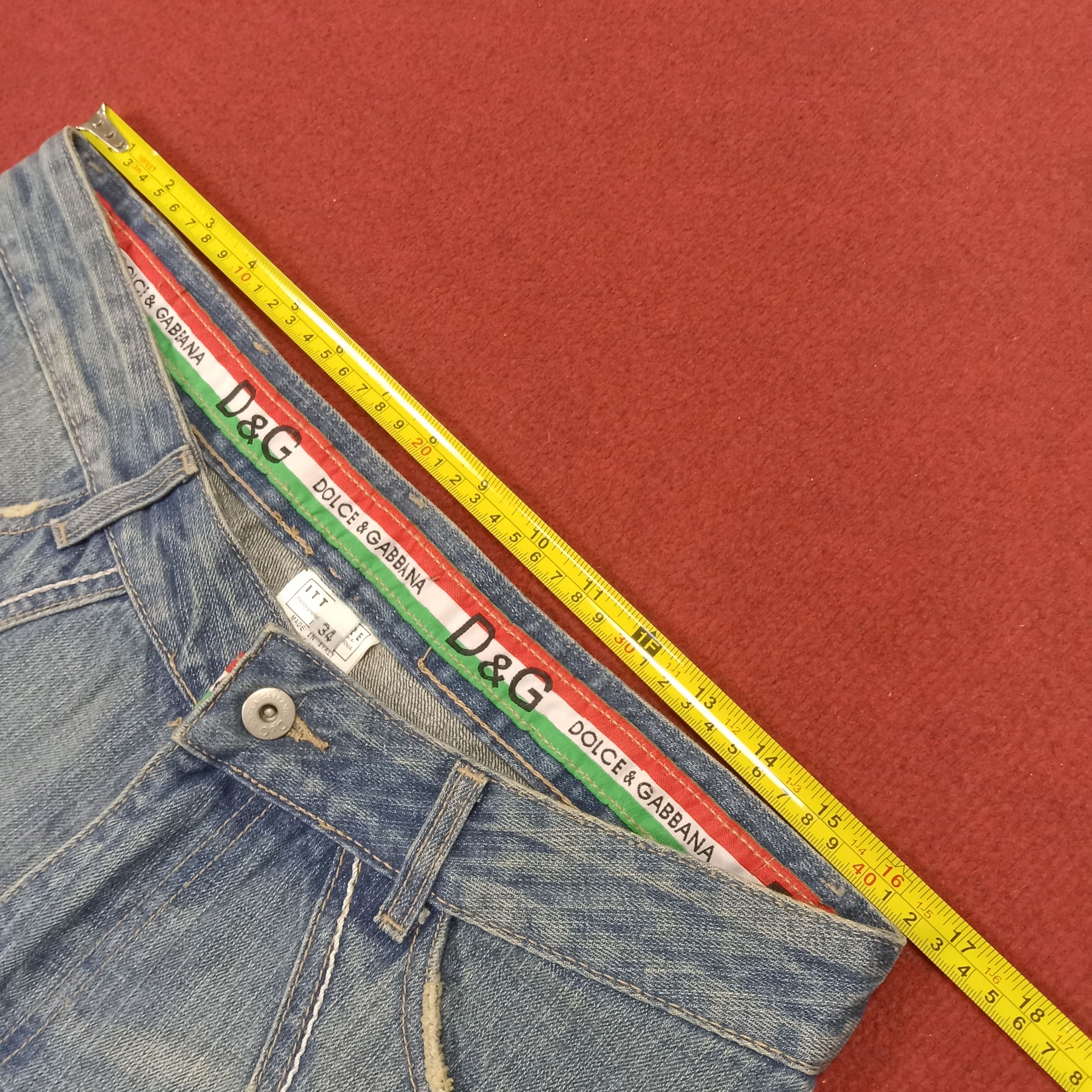 Dolce & Gabbana × Vintage Dolce & Gabbana Fashion Style Streetwear Distressed Jeans Size US 33 - 7 Thumbnail