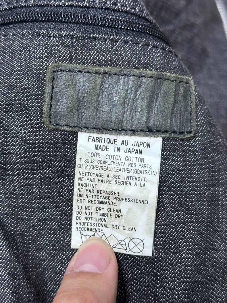 Yohji Yamamoto Yohji Yamamoto Denim patchwork cross body bag 2501-Nextarro Size ONE SIZE - 7 Thumbnail
