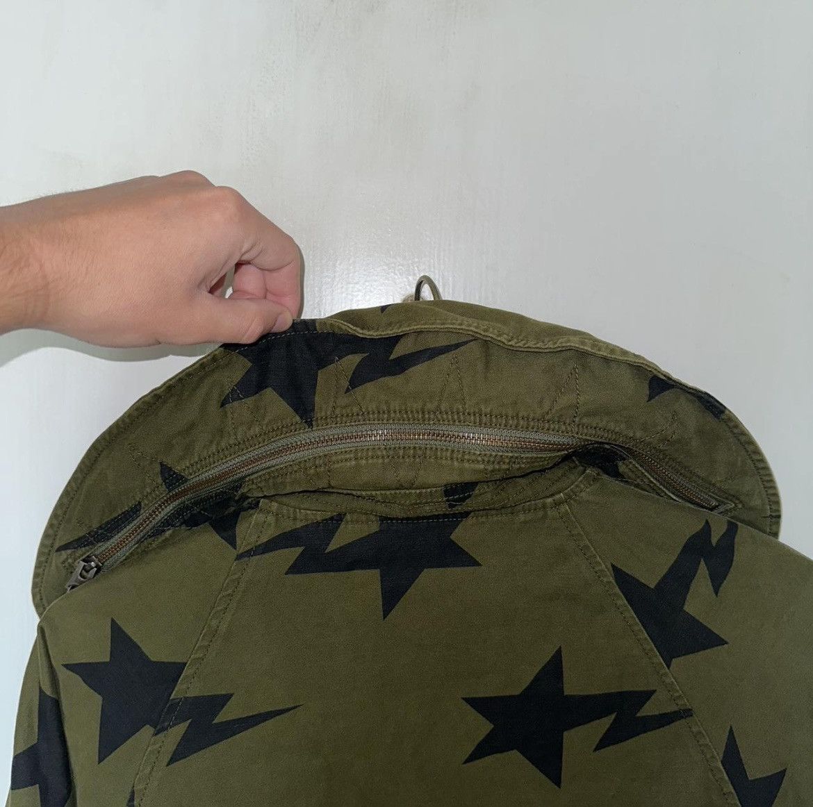 Bape Vintage Military Bapesta Star Logo Jacket Size US L / EU 52-54 / 3 - 7 Thumbnail