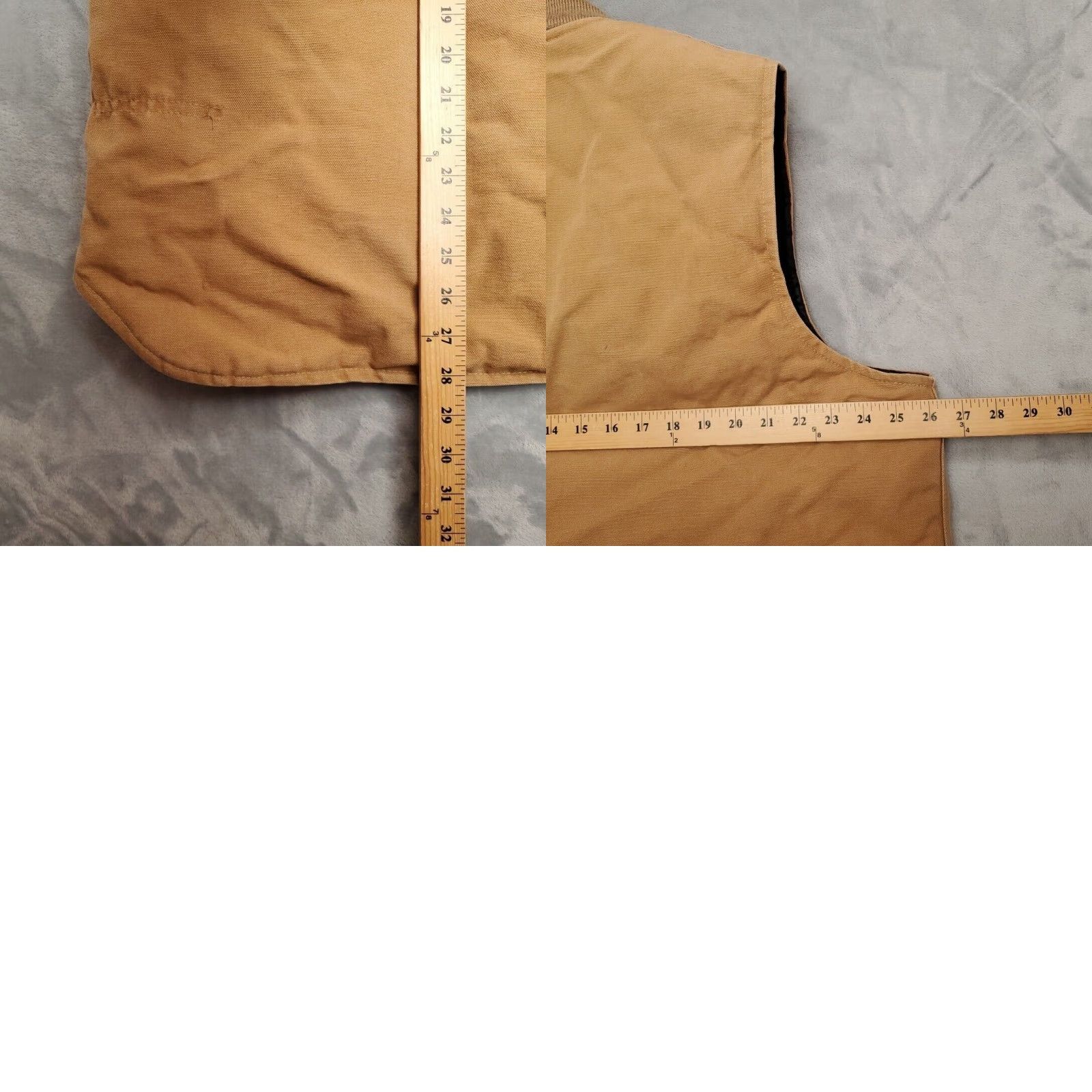 Carhartt VINTAGE Carhartt Vest Mens 2XL Brown Quilt Lined Duck Canvas Workwear VQ186 USA Size US XXL / EU 58 / 5 - 9 Thumbnail