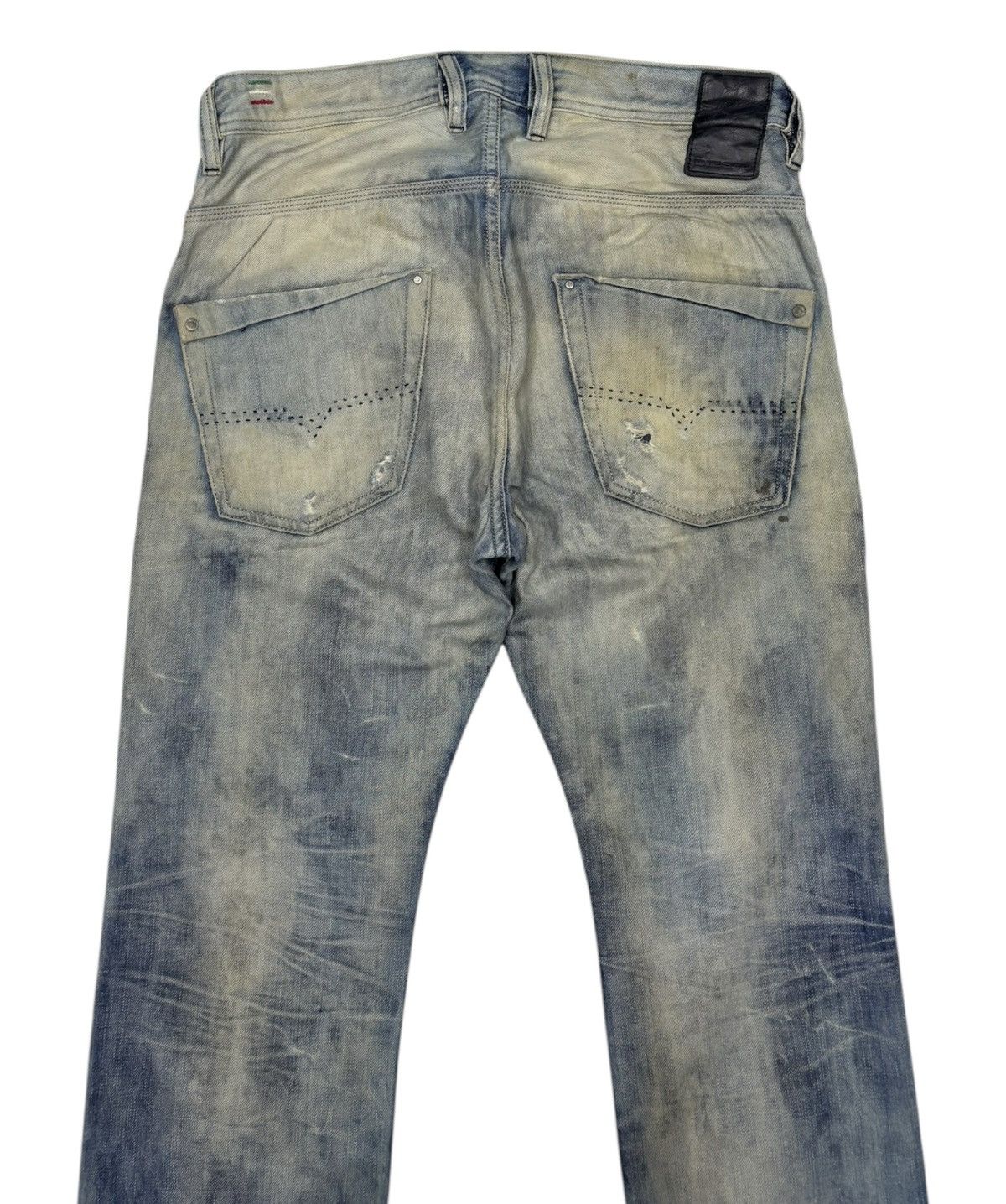 Diesel 🔥OG DIESEL ROCKSTAR BLEACH DISTRESSED DENIM JEANS Size US 32 / EU 48 - 6 Thumbnail