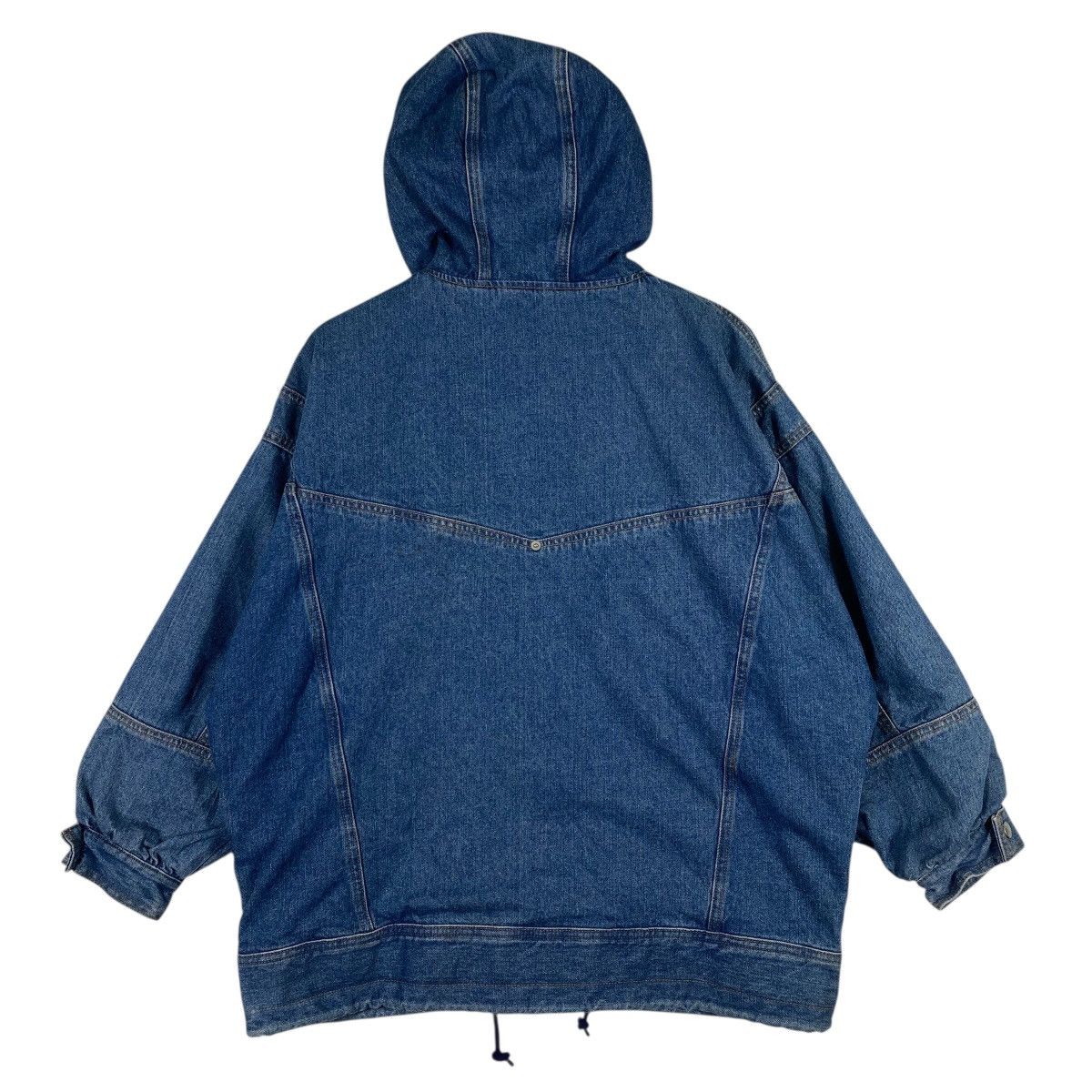 X-Girl Vintage X-Girl Denim Blouson Hoodie Zipper/Button Jacket Size XL / US 12-14 / IT 48-50 - 15 Thumbnail