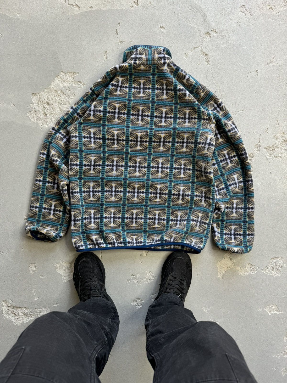 Patagonia × Vintage Patagonia Lightweight Synchilla Snap Size US M / EU 48-50 / 2 - 2 Thumbnail