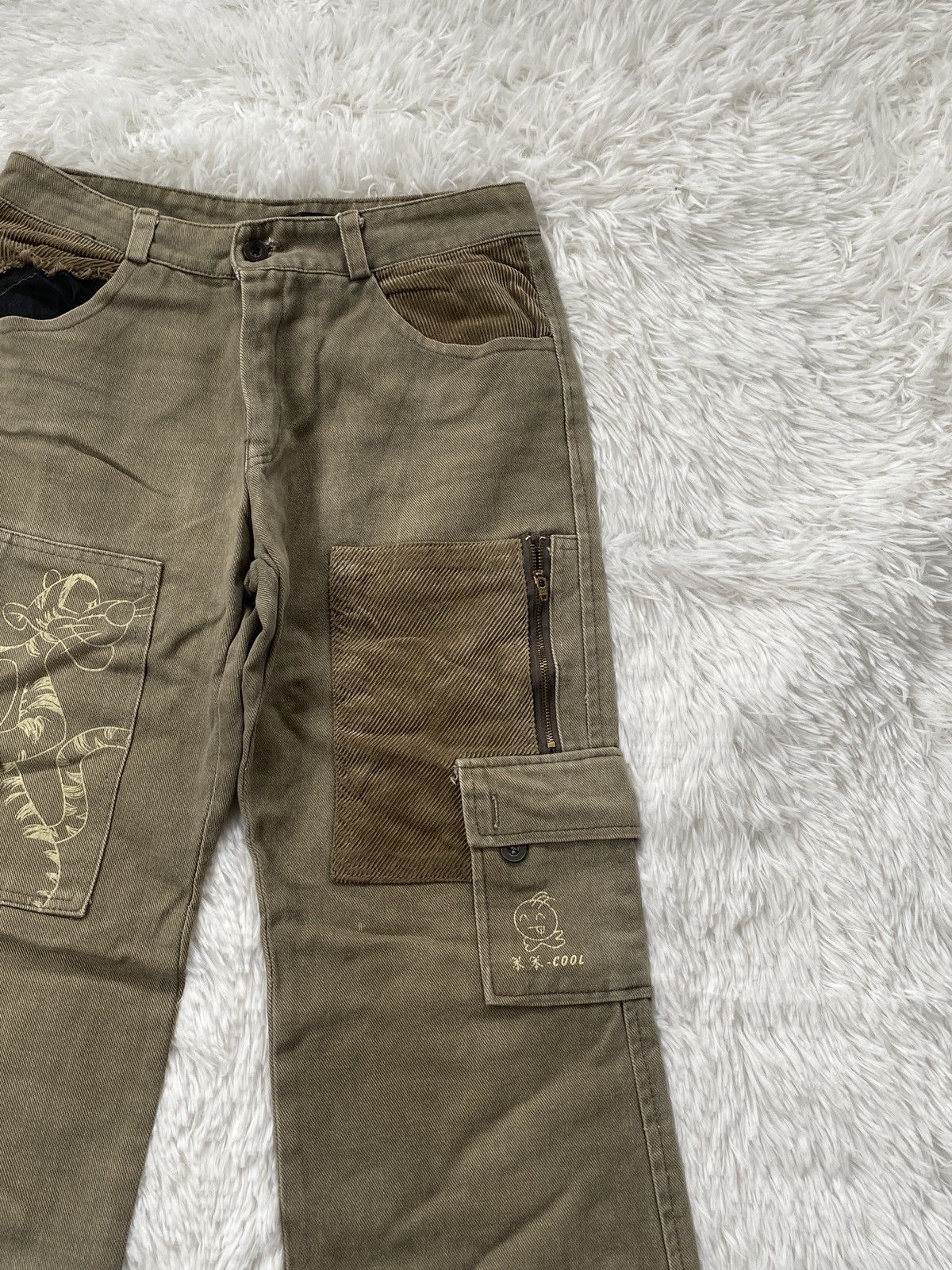 Vintage 🔥RARE🔥 Japanese Brand cool Cargo pant bootcut Size 27" / US 4 / IT 40 - 4 Thumbnail