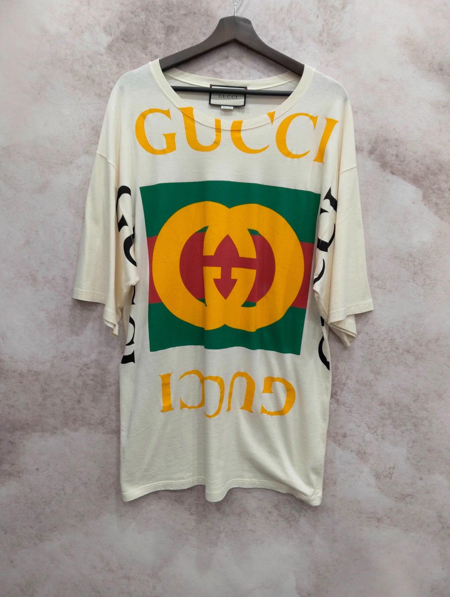 Gucci GUCCI Logo Print Crewneck Short Sleeve T-Shirt XS Size XS / US 0-2 / IT 36-38 - 1 Thumbnail