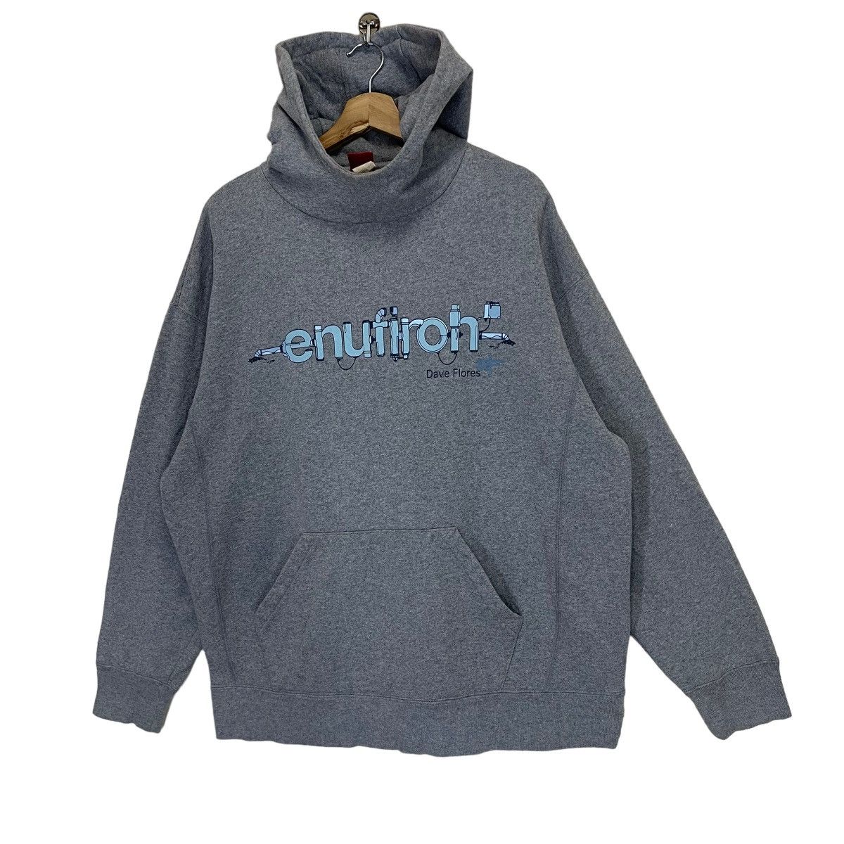 Other Vintage Enufhon Big Logo Skate Hoodie Size US XL / EU 56 / 4 - 3 Thumbnail