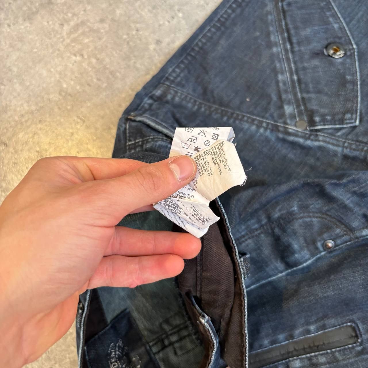G-Star × Vintage Y2k G-Star Raw Denim Biker Cargo Pants Size US 29 - 6 Thumbnail