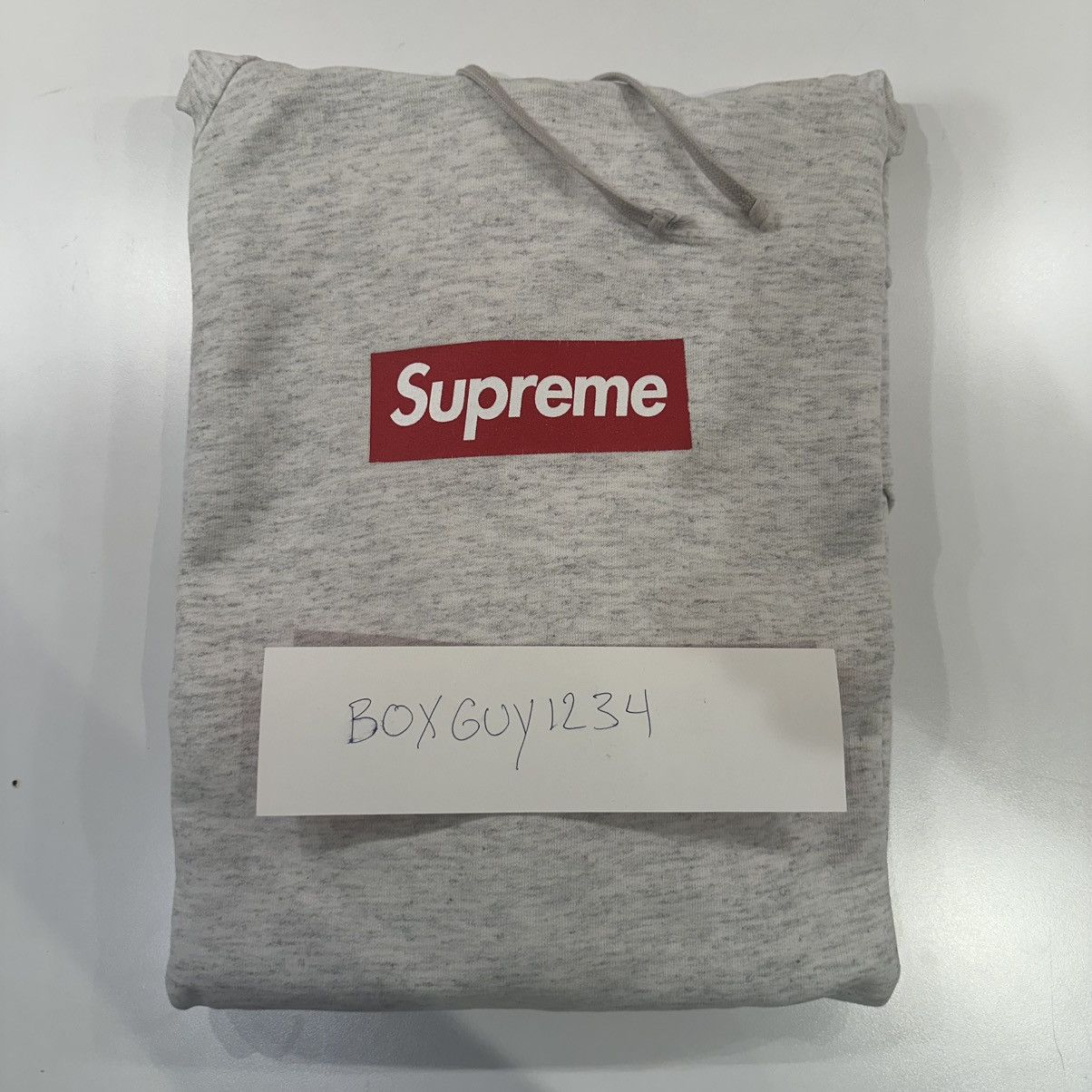 Supreme 2007 Red/Grey Box Logo Hoodie Size US XL / EU 56 / 4 - 6 Thumbnail