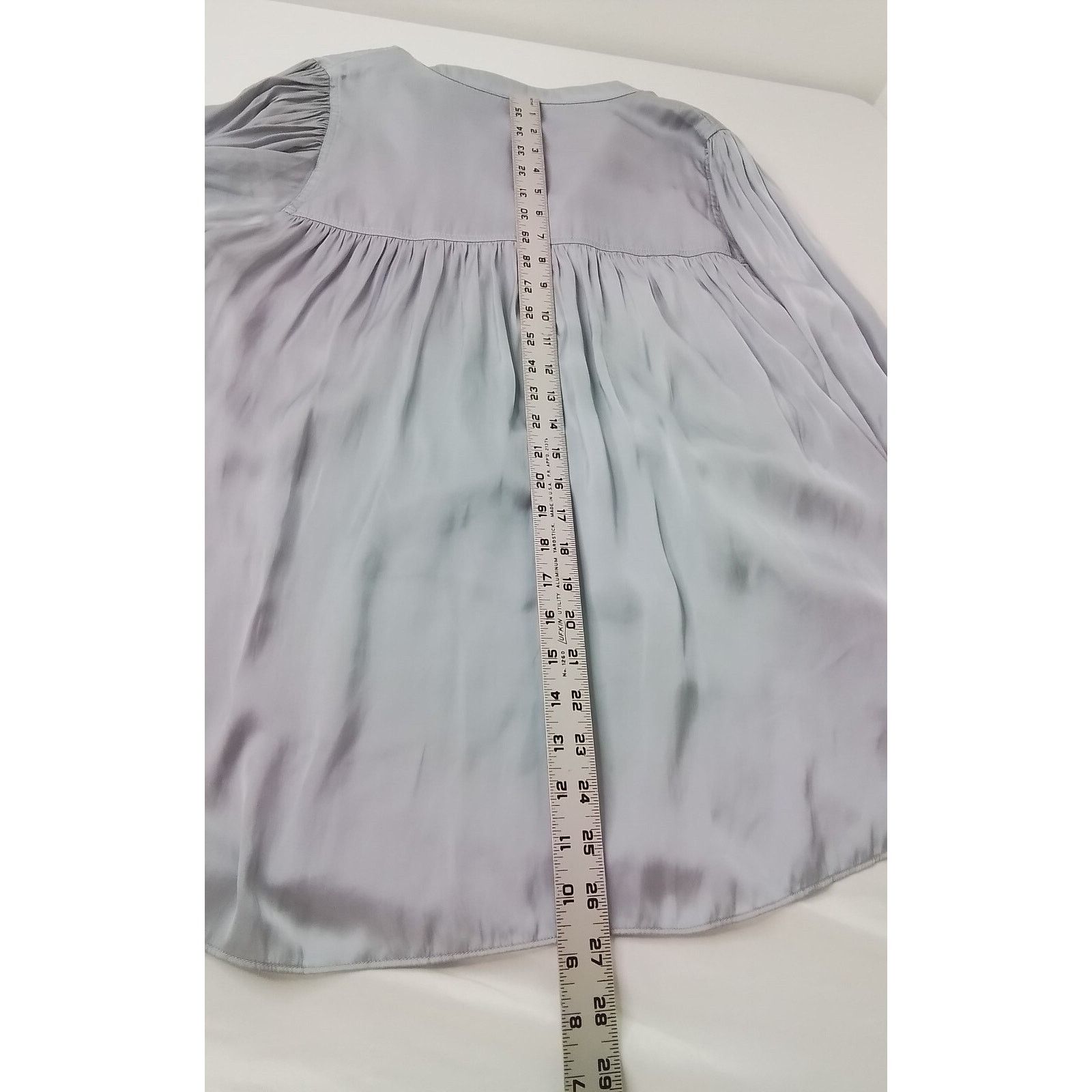 Zadig & Voltaire Zadig & Voltaire Blouse Women's Medium Blue Long Sleeve Size M / US 6-8 / IT 42-44 - 10 Thumbnail