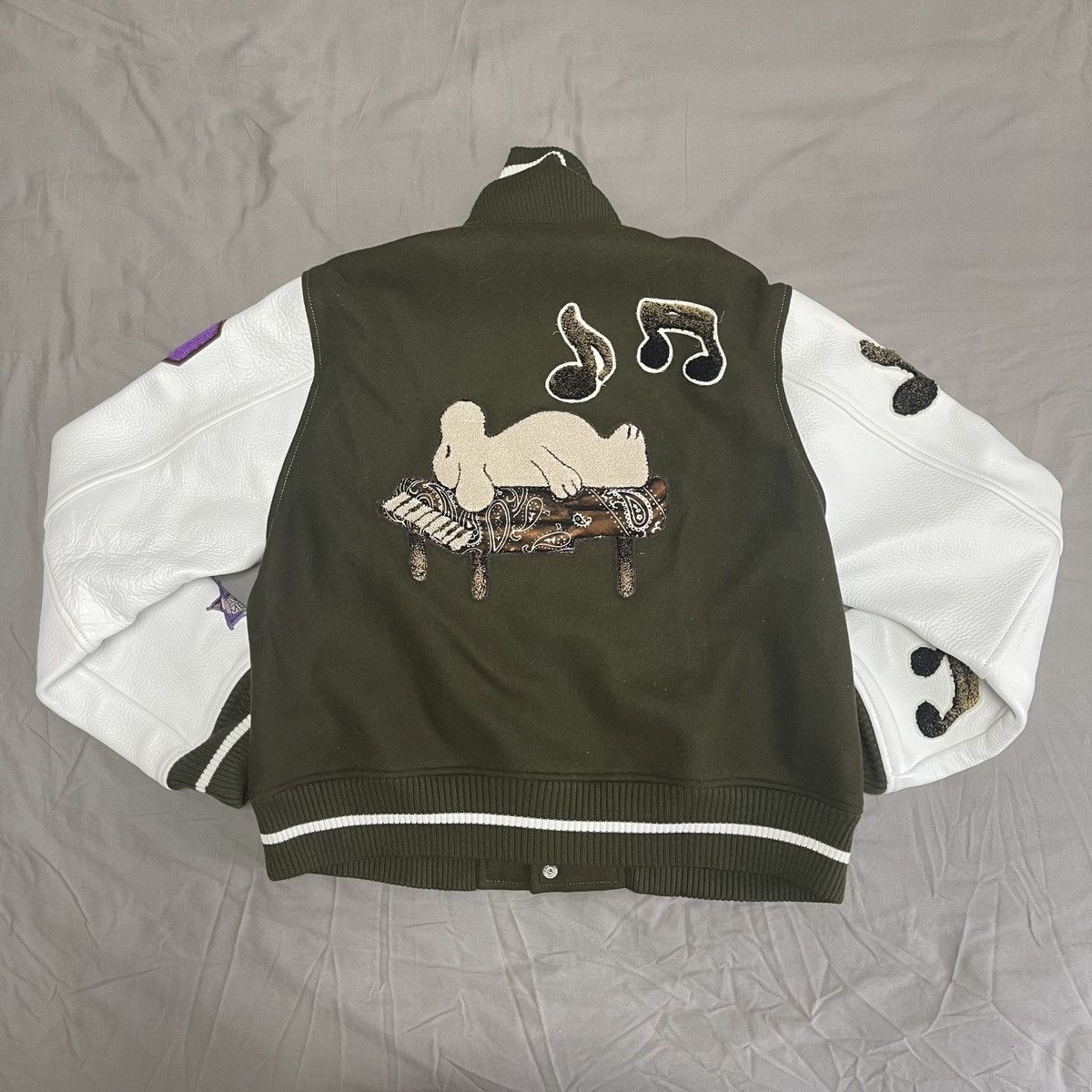 Vuja De VUJA DE X PROLETA RE ART 'Winter Wind' Varsity Jacket Size US L / EU 52-54 / 3 - 2 Thumbnail
