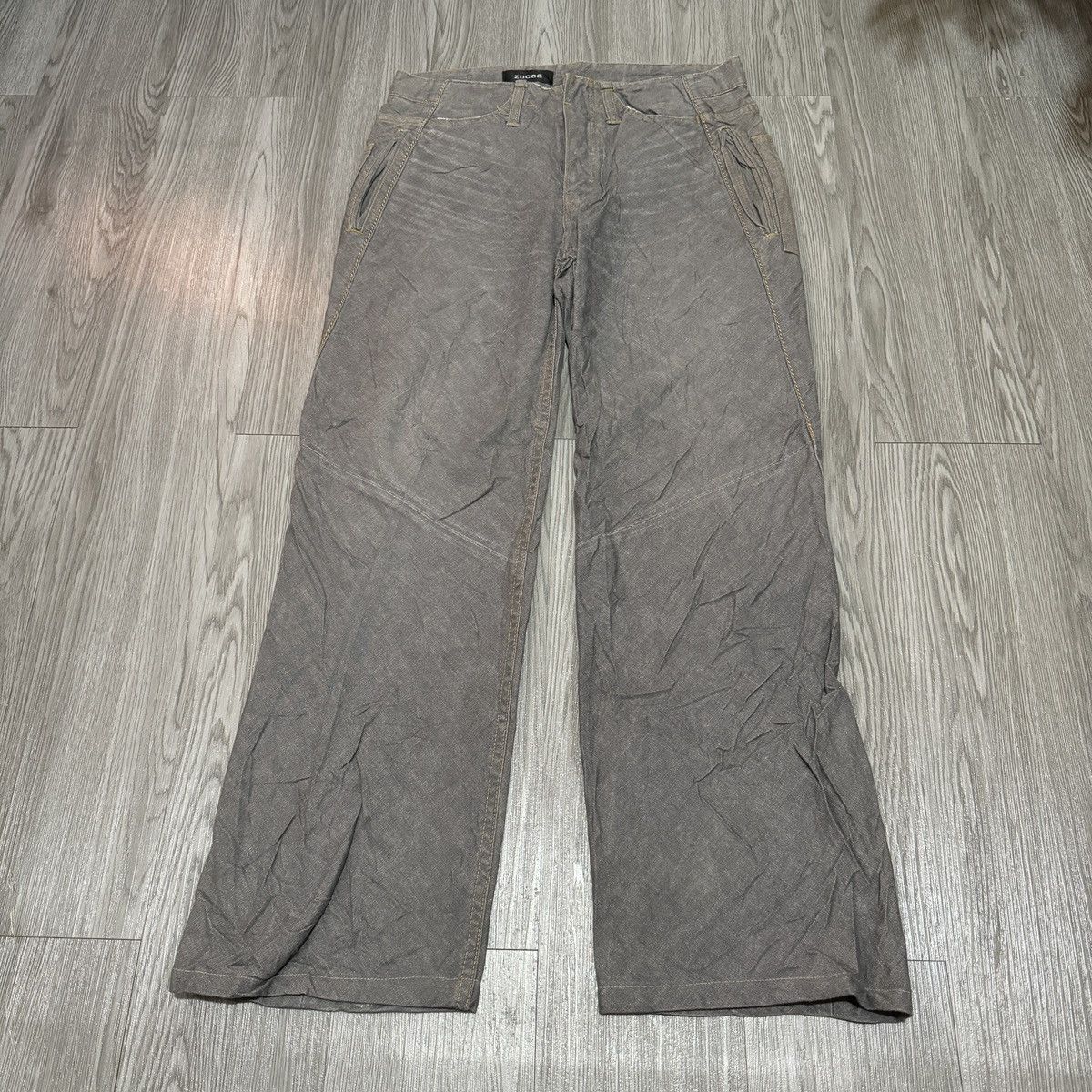 CABANE de ZUCCa Cabanne De Zucca Denim Big Pocket Pants Size US 31 - 1 Thumbnail