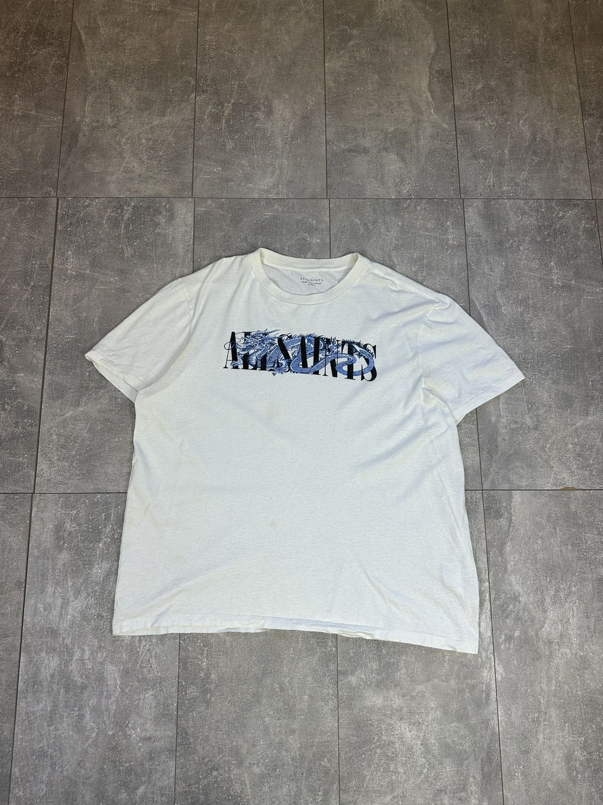 Other Men’s distressed allsaints dragon overprint logo tee Size US XL / EU 56 / 4 - 2 Thumbnail