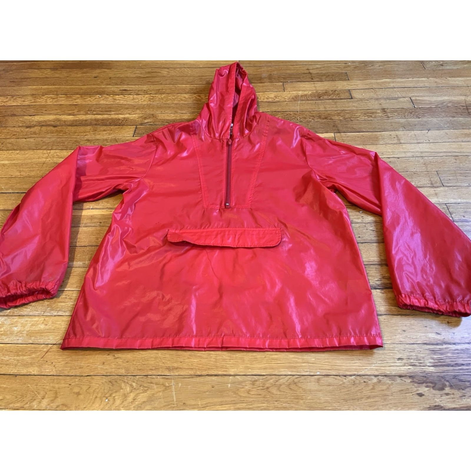 Lacoste VINTAGE Lacoste Rain Windbreaker Poncho Jacket Red Mens Large N/A Size US L / EU 52-54 / 3 - 2 Thumbnail