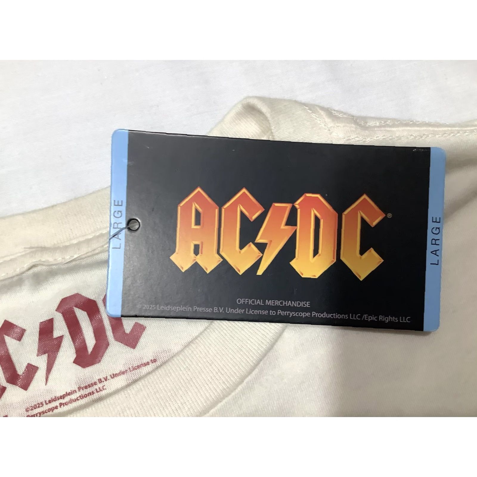 Vintage AC/DC Highway To Hell Shirt Mens Large White 1979 Tour Band Graphic Vintage Style Shirt Mens Large White 1979 Tour Graphic Print AC/DC Size US L / EU 52-54 / 3 - 4 Thumbnail