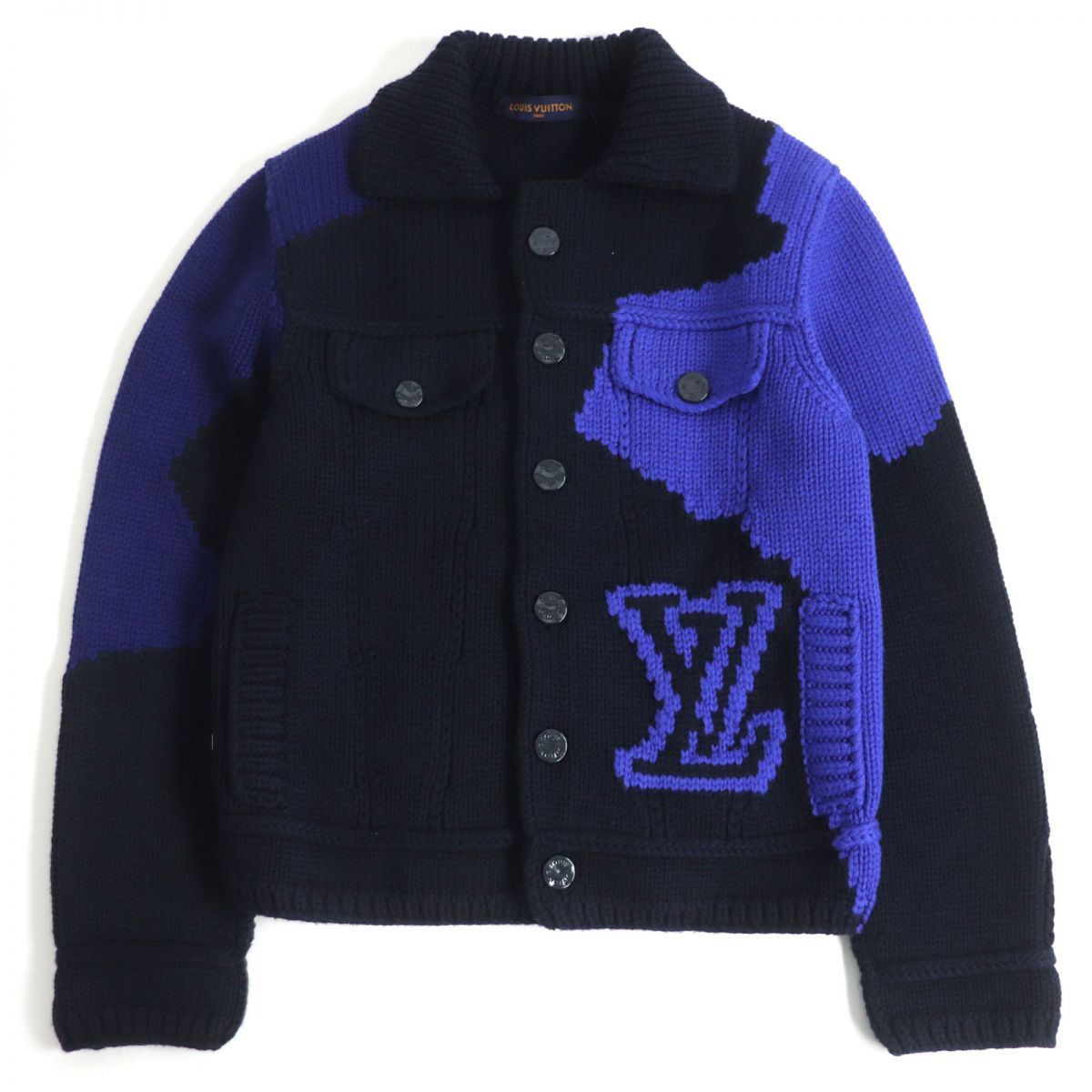 Louis Vuitton Louis Vuitton Intarsia Jacket Size US L / EU 52-54 / 3 - 1 Thumbnail