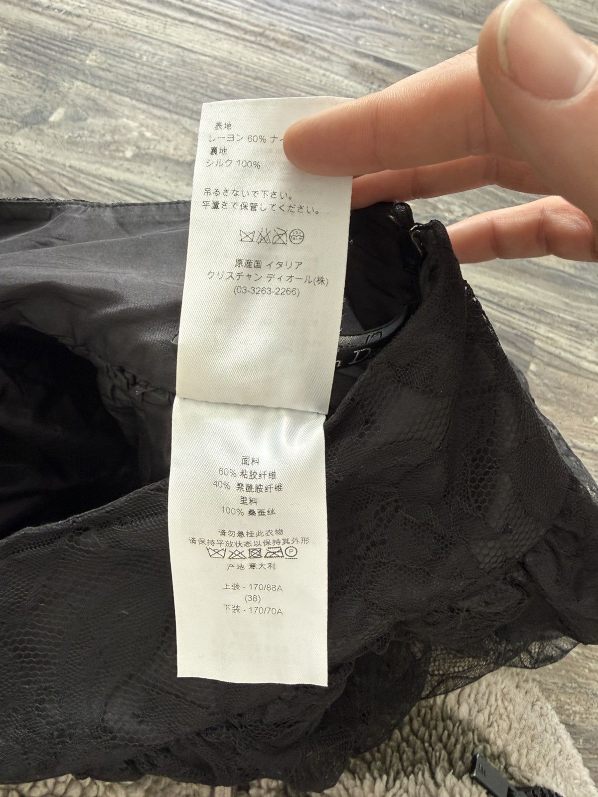 Dior Christian Dior SS12 Layered Lace mini Skirt Size 28" / US 6 / IT 42 - 6 Thumbnail