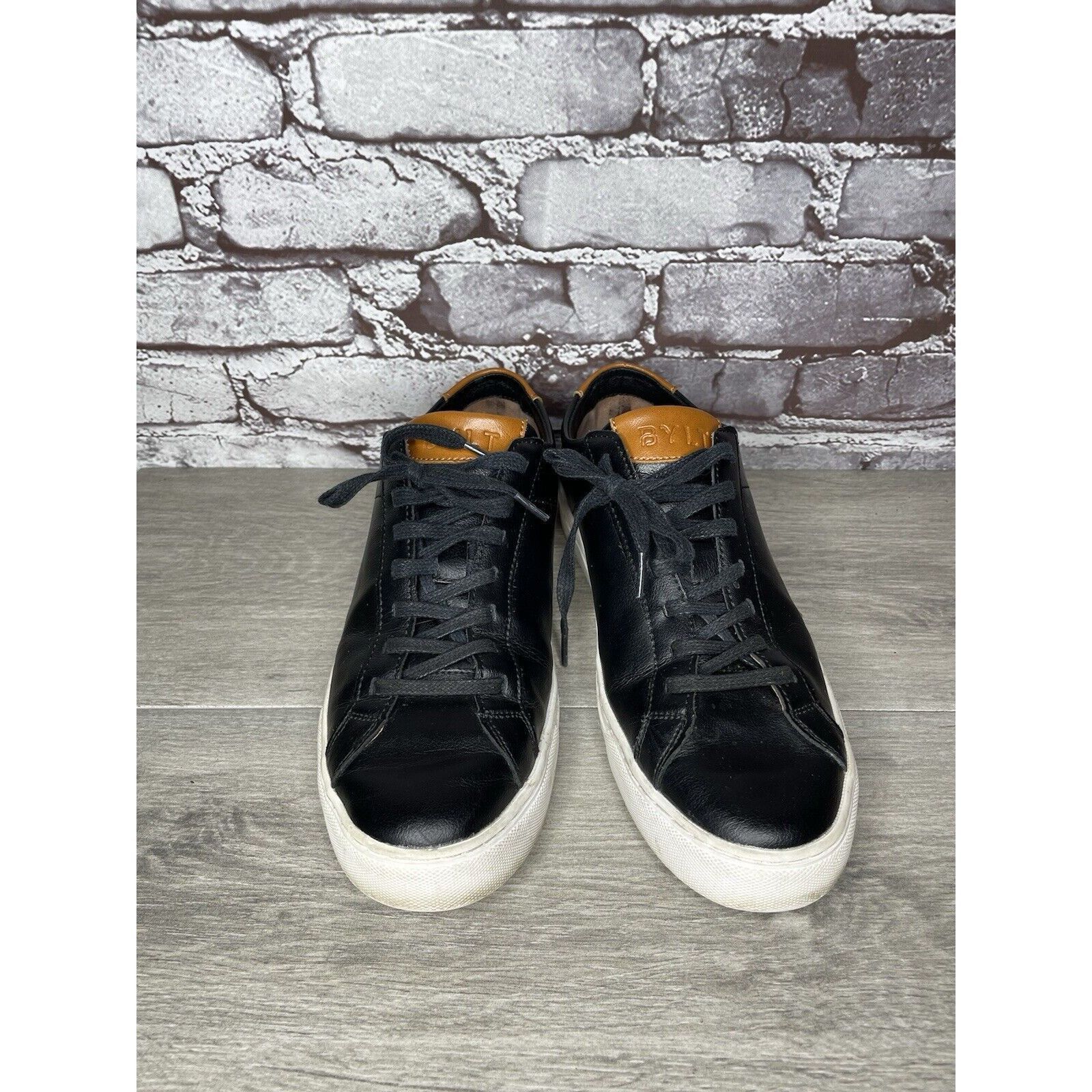 Other BYLT Everyday Shoes Black Leather Lace Up Casual Low Sneaker Size US 9 / EU 42 - 10 Thumbnail