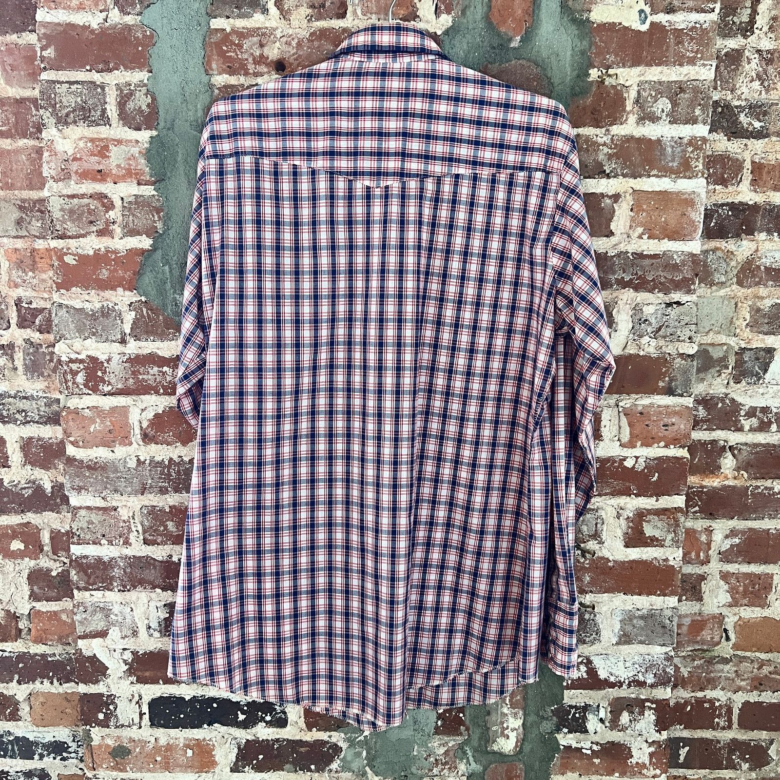Vintage VTG Dee Cee DC USA Mens Pearl Snap LS Shirt 16 35 Size L Size US L / EU 52-54 / 3 - 2 Thumbnail