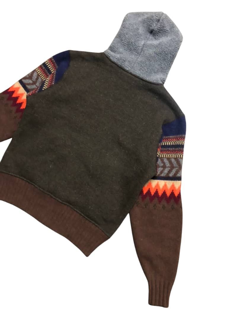 Napapijri × Native Napapijri Knit Hoodie Zipper Jacket Sleeve Native Design Size US M / EU 48-50 / 2 - 10 Thumbnail