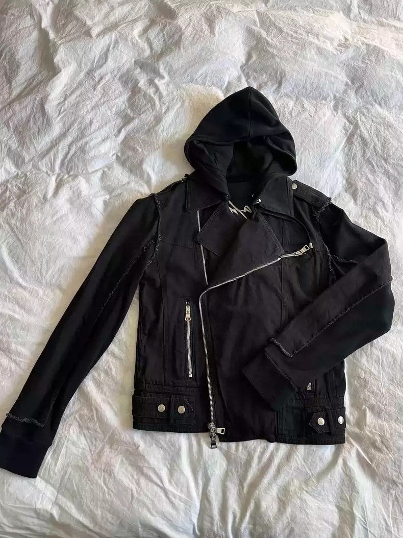 Knit Balmain Leder Blazer Leather Jacket Balmain Black Size M KR