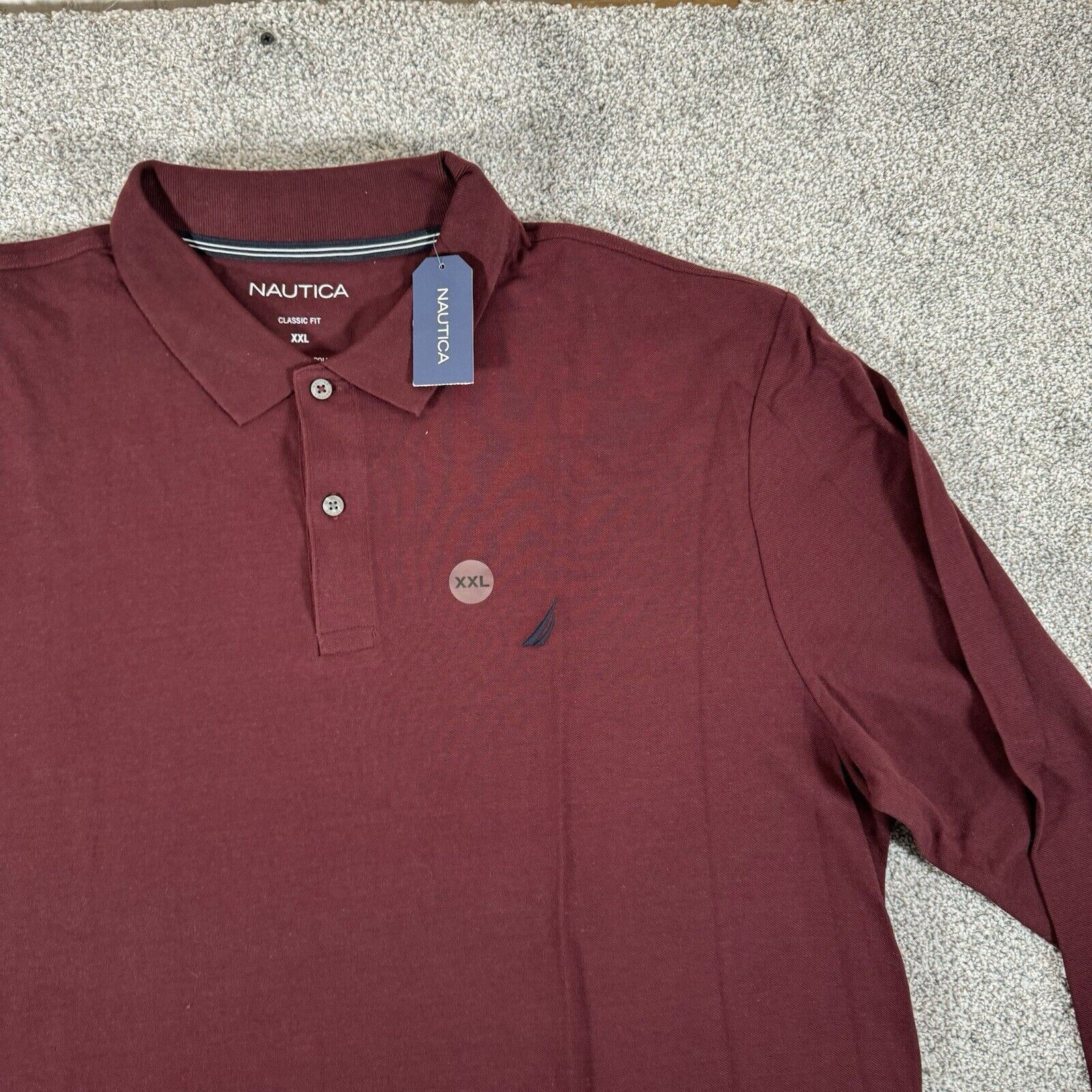 Nautica Nautica Classic Fit Polo Shirt Mens Size XXL Academia Preppy Size US XXL / EU 58 / 5 - 3 Thumbnail