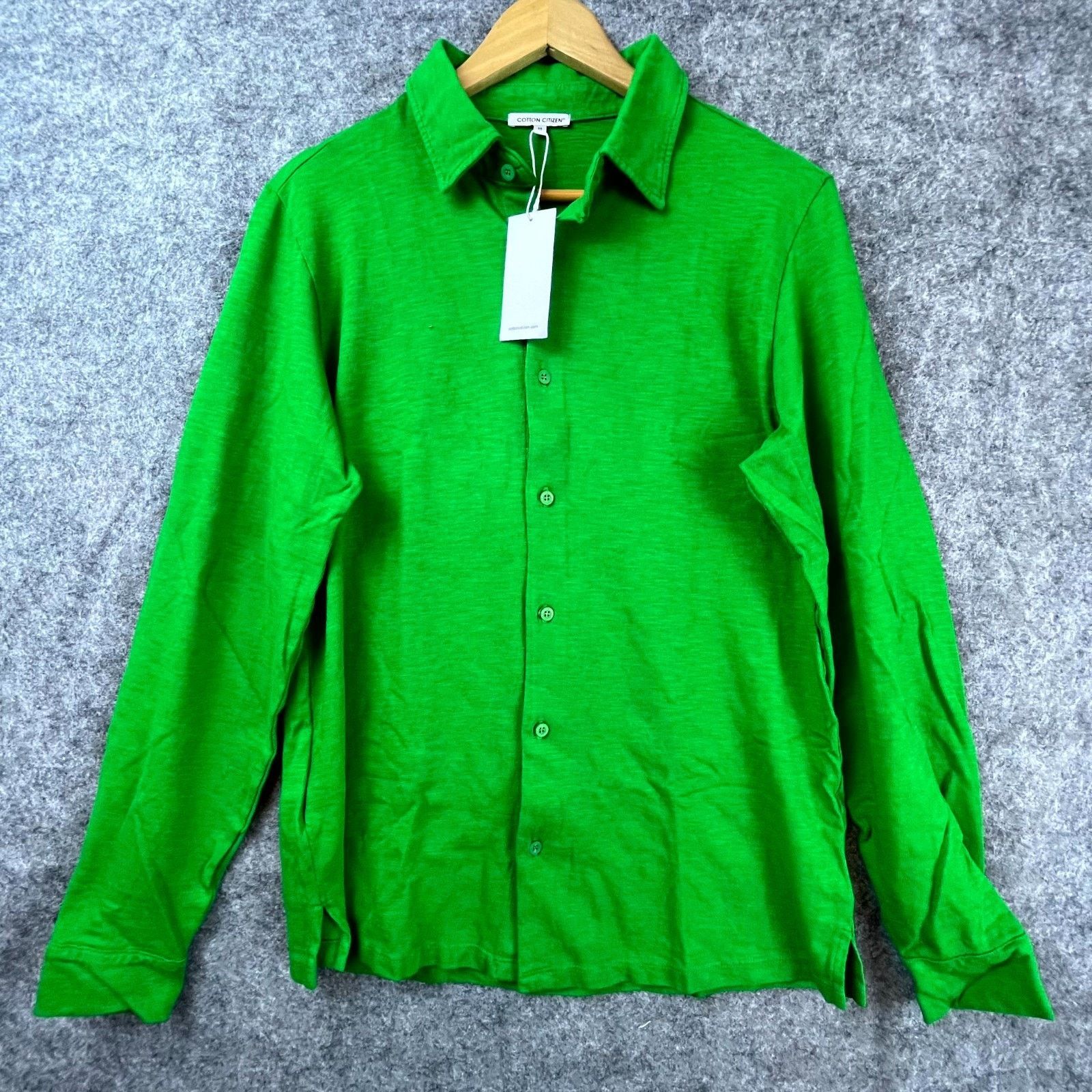 COTTONCITIZEN Cotton Citizen Presley Button Down Shirt Med Kelly Green Size US M / EU 48-50 / 2 - 1 Thumbnail