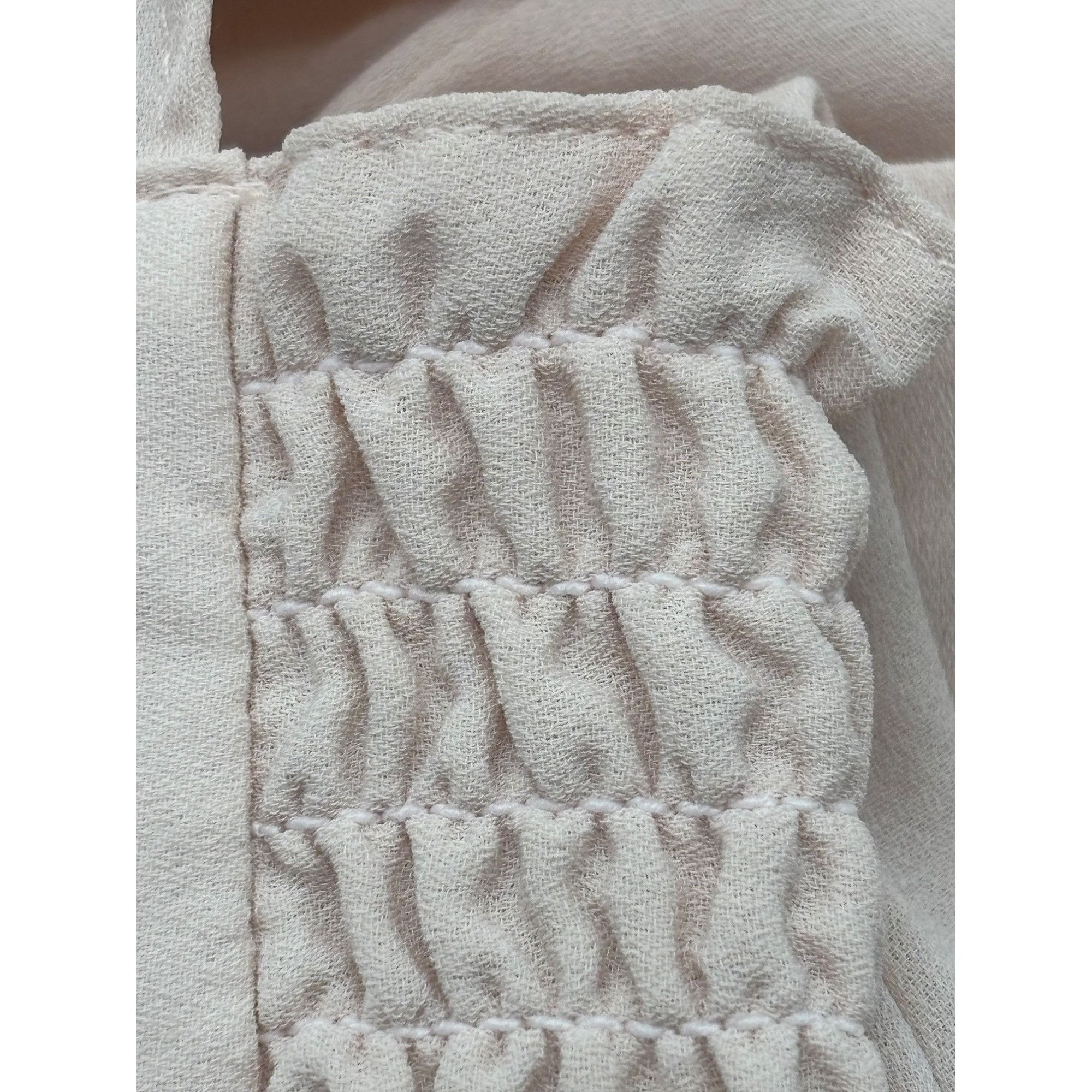 DKNY DKNY Ruffled Cape Top, Blush, Sz. XS-DISCOLORED Size XS / US 0-2 / IT 36-38 - 13 Thumbnail